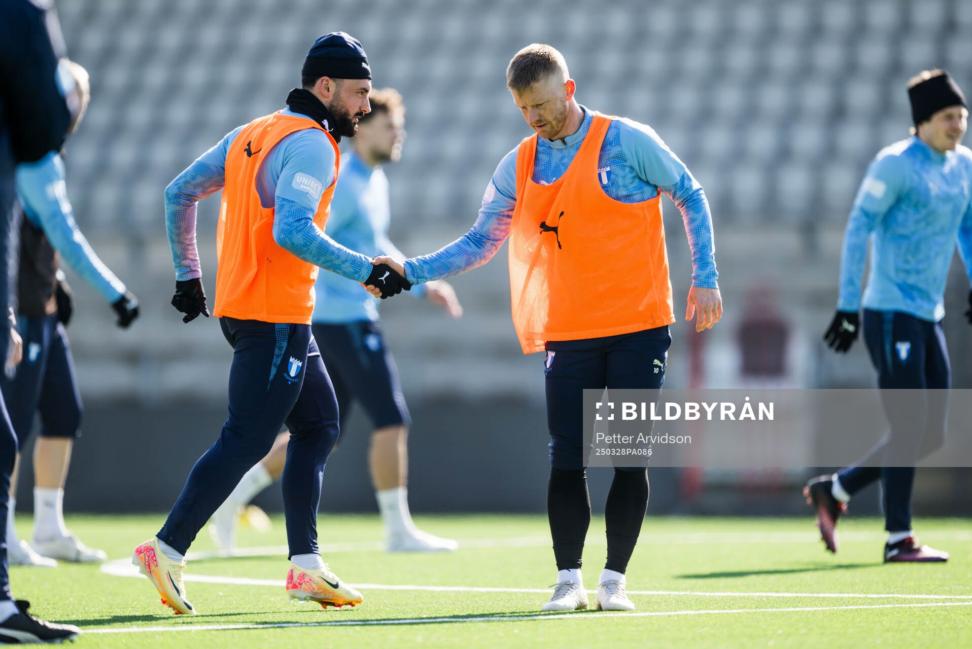 Malmö FFs Sead Haksabanovic och Anders Christiansen