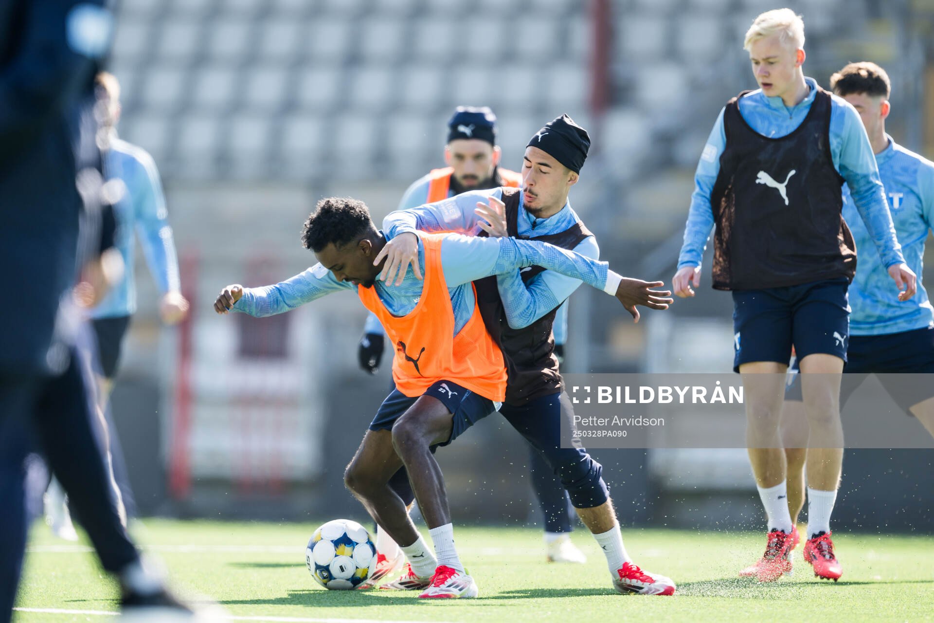 Malmö FFs Taha Ali och Adrian Skogmar