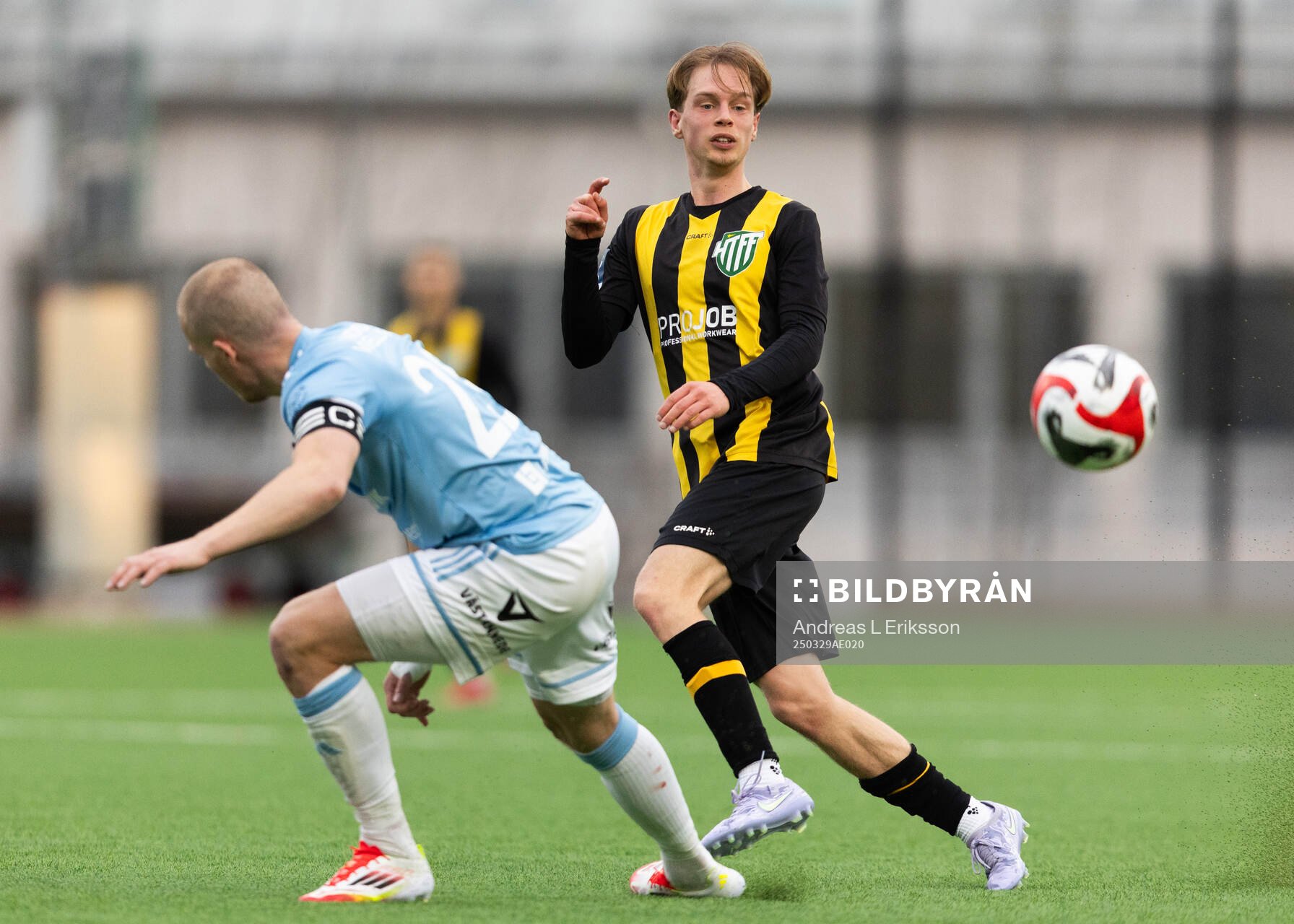 Gefles Martin Rauschenberg Brorsen (K) och Hammarby TFFs