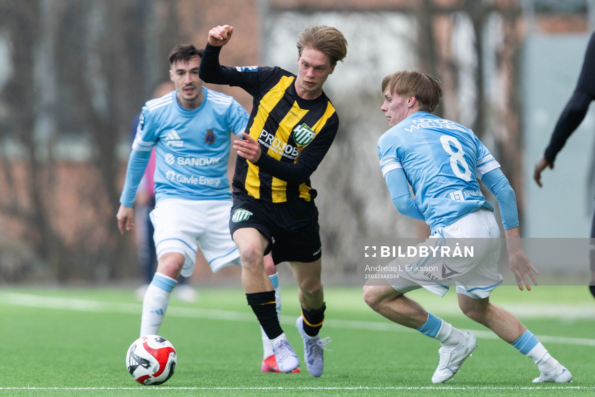 Hammarby TFFs Oscar Steinke Brånby utmanar Gefles Oskar