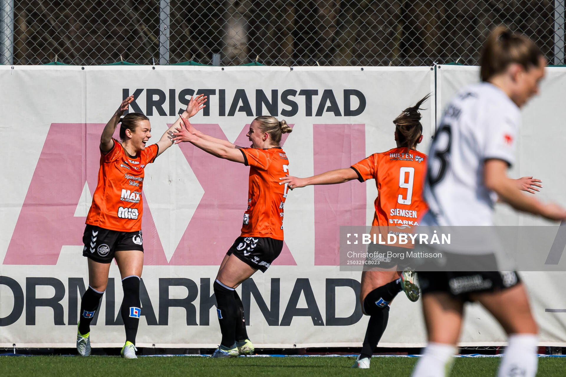 Kristianstads Beata Olsson jublar