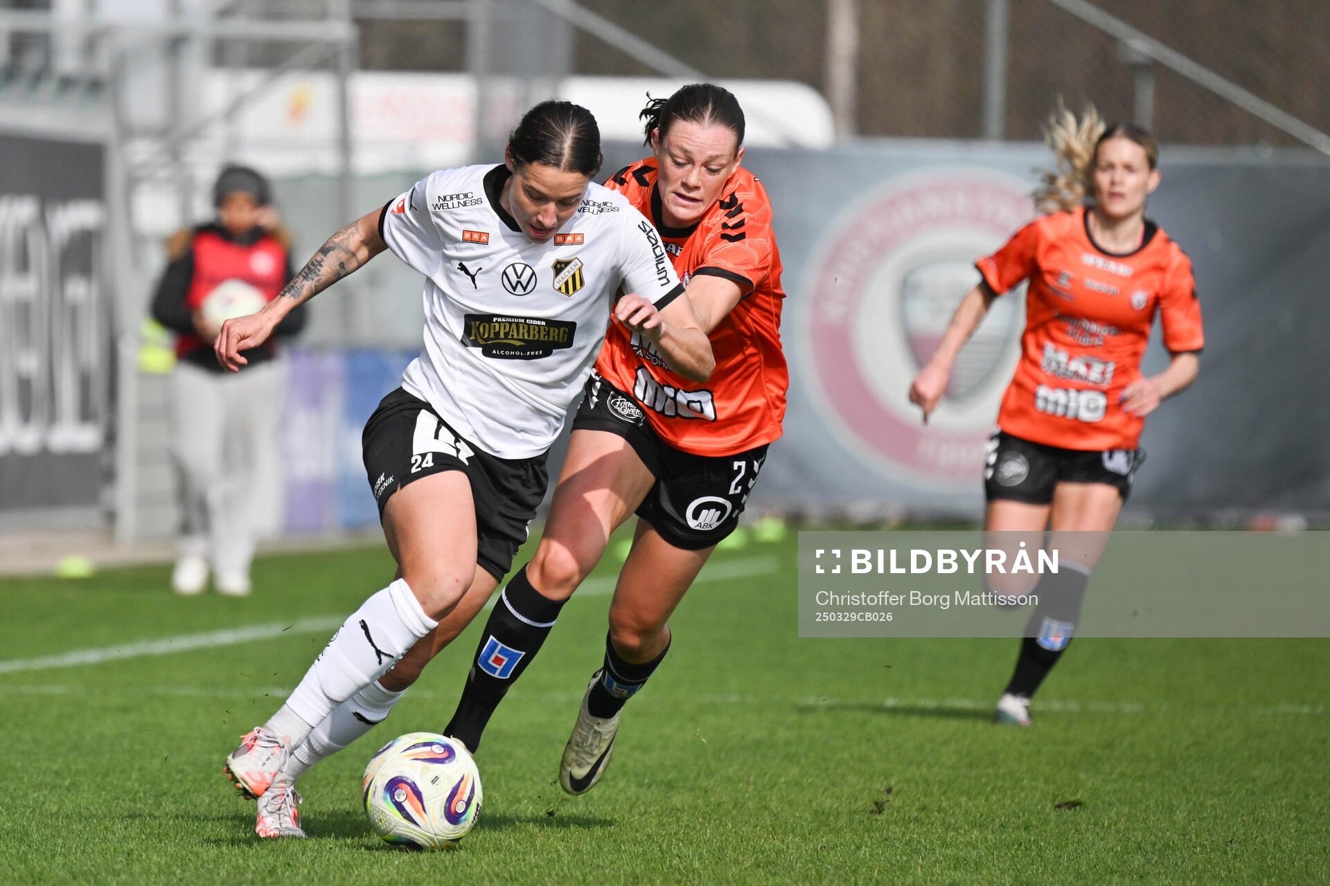 Häckens Tabby Tindell och Kristianstads Sofia Reidy