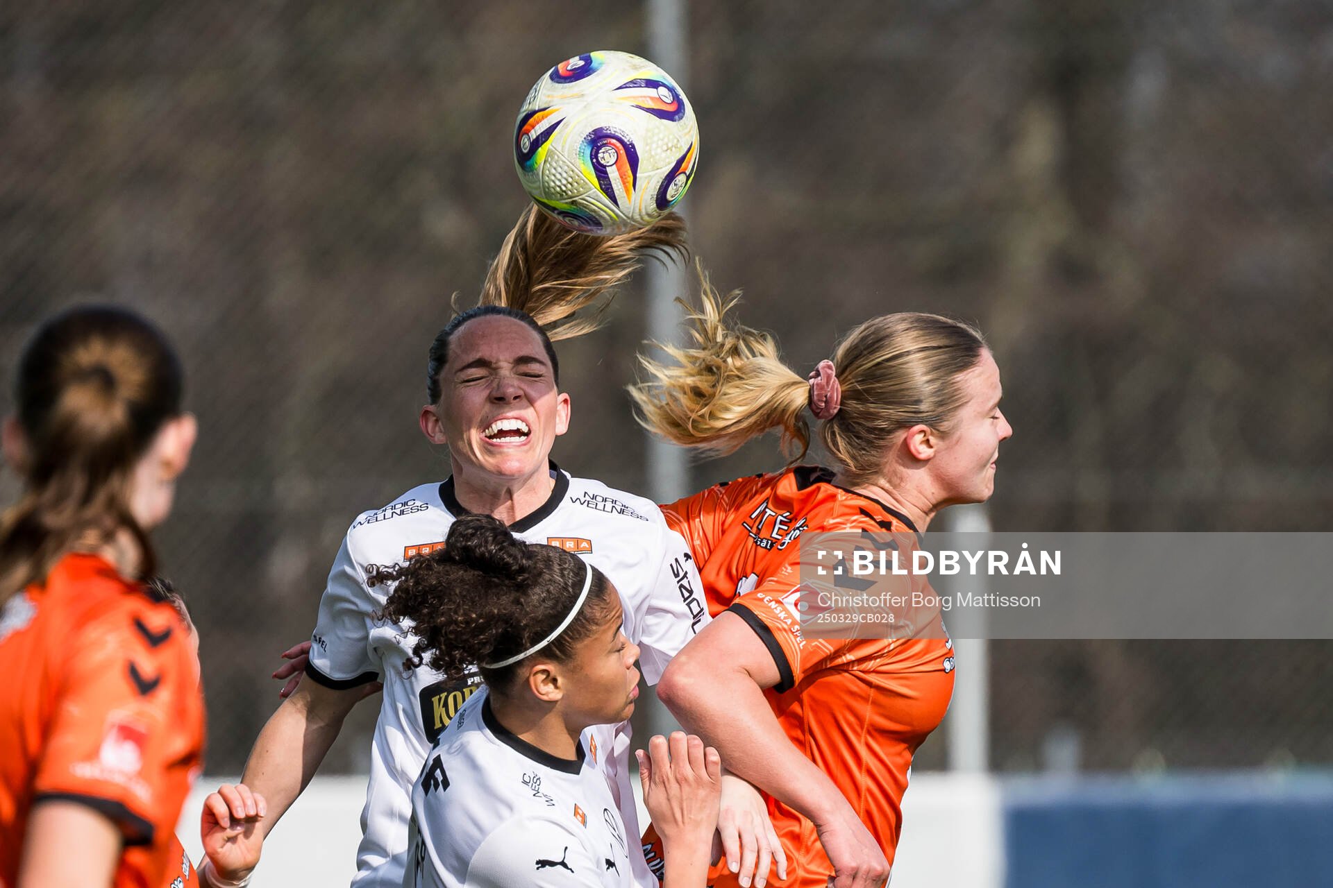 Häckens Elin Rubensson och Felicia Schröder