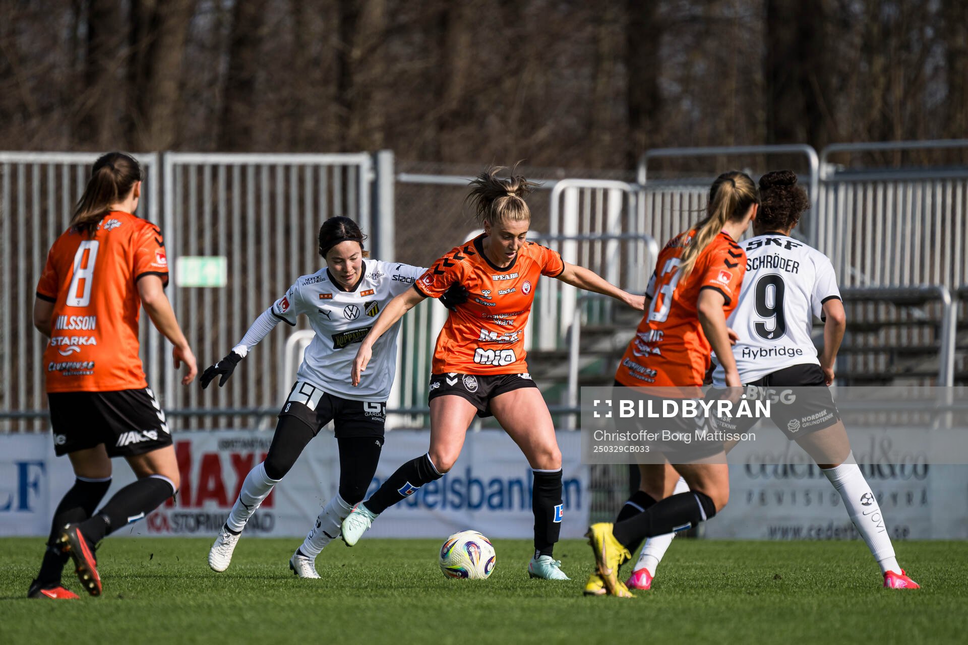 under fotbollsmatchen i Damallsvenskan mellan Kristianstad