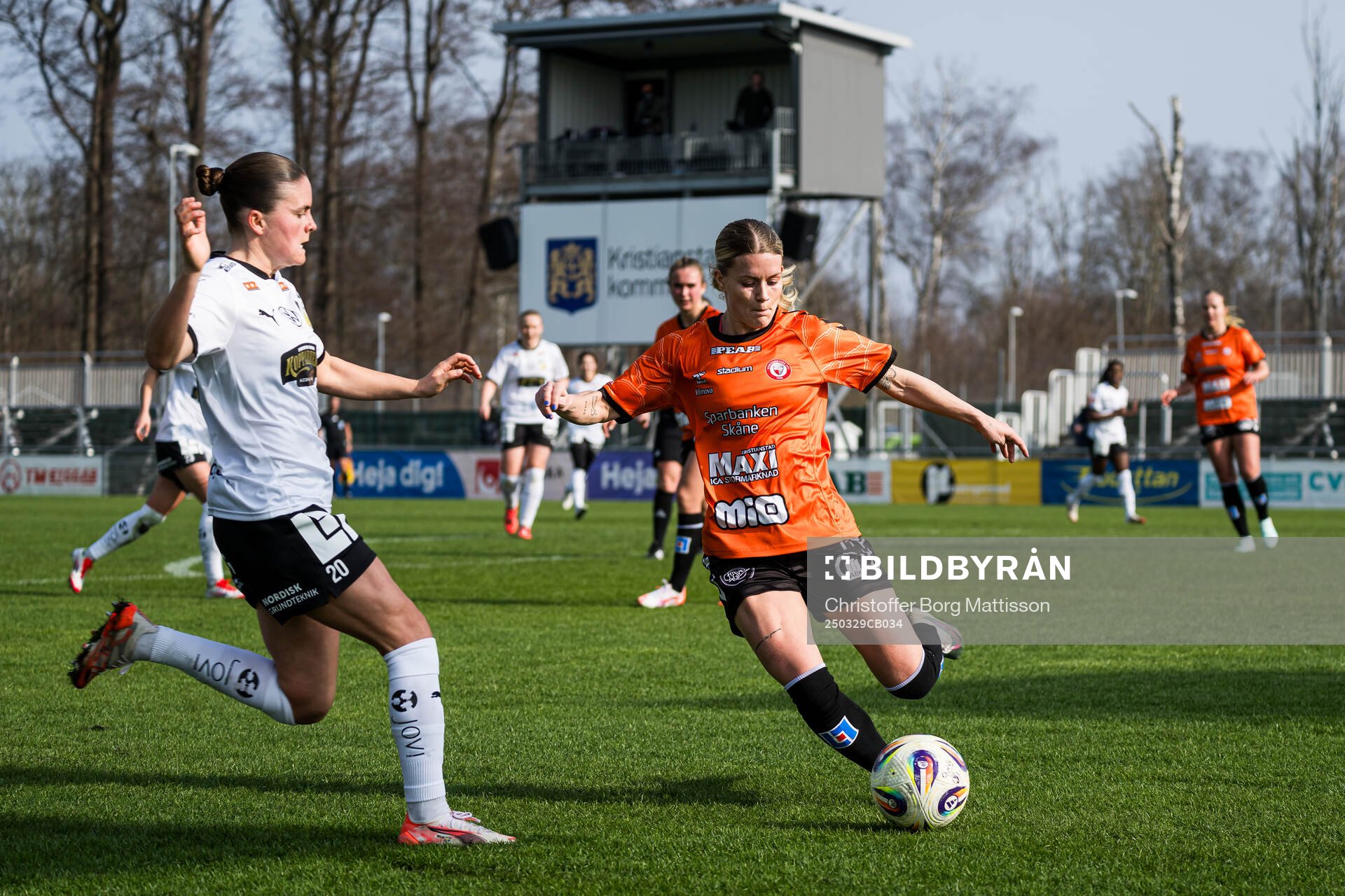 Häckens Hanna Wijk och Kristianstads Tilda Persson