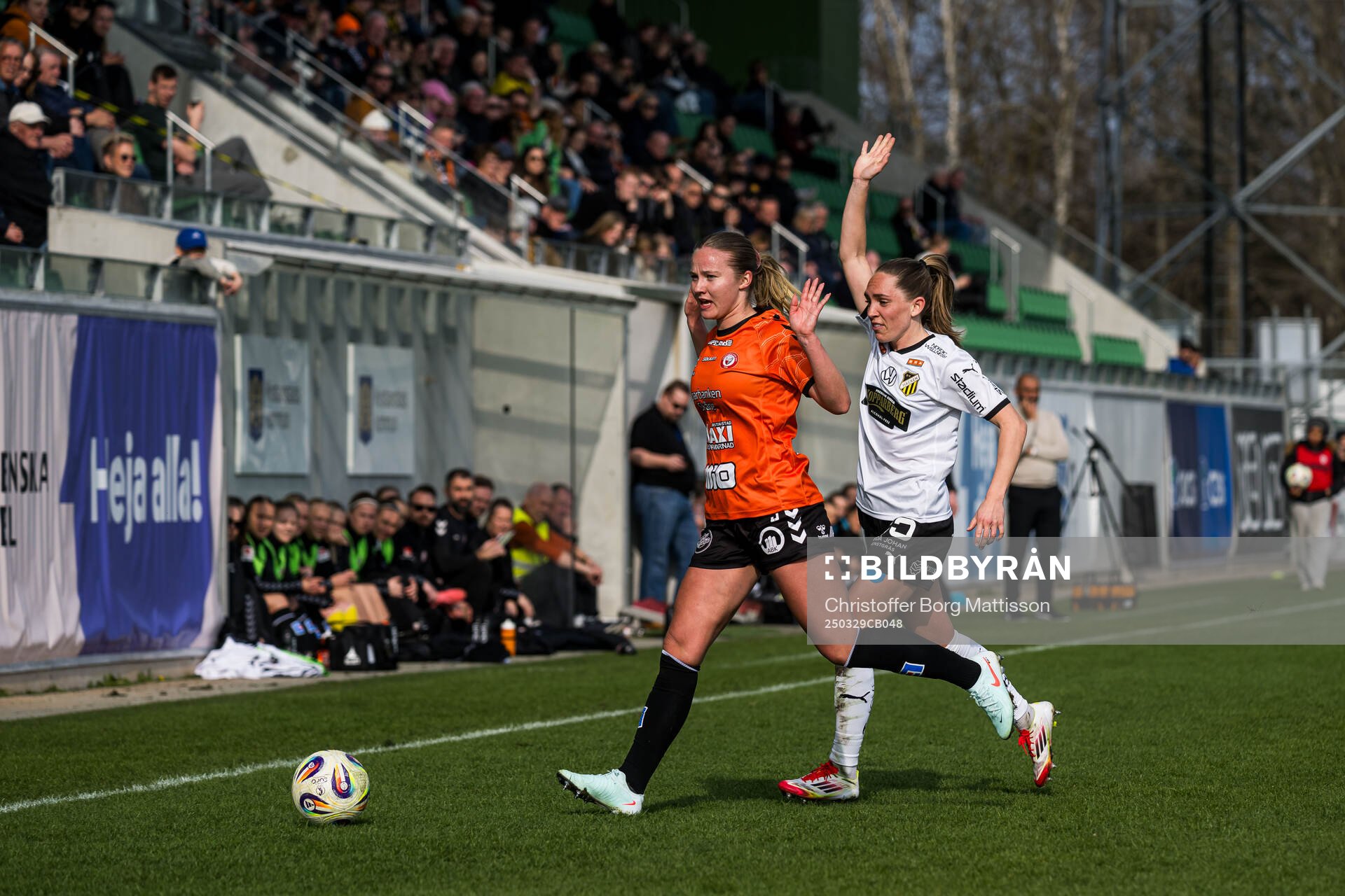 Kristianstads Mathilde Janzen och Häckens Elin Rubensson