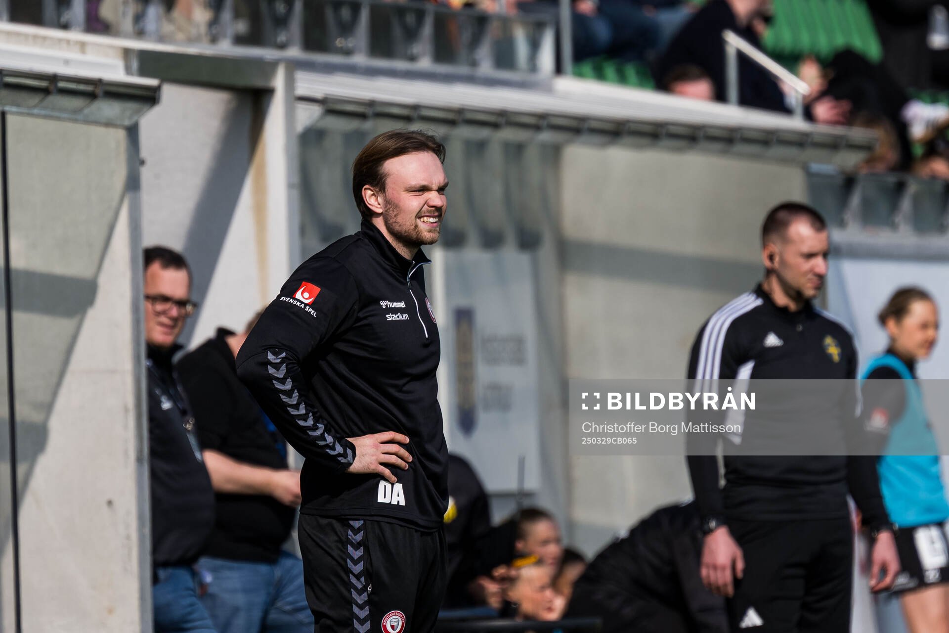 Kristianstads tränare Daniel Angergård