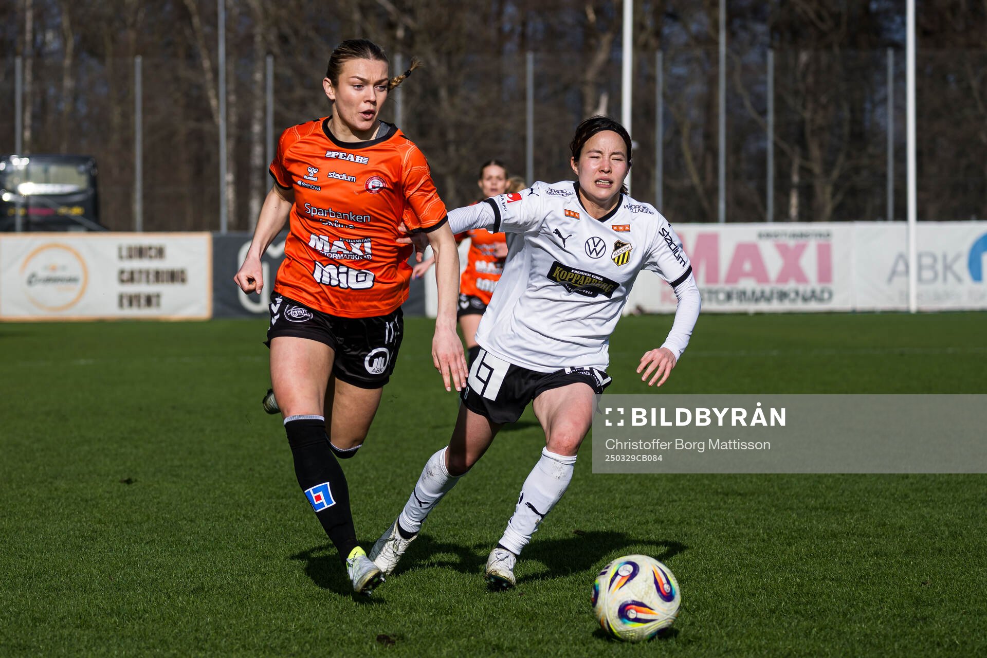 Kristianstads Beata Olsson och Häckens Hikaru Kitagawa