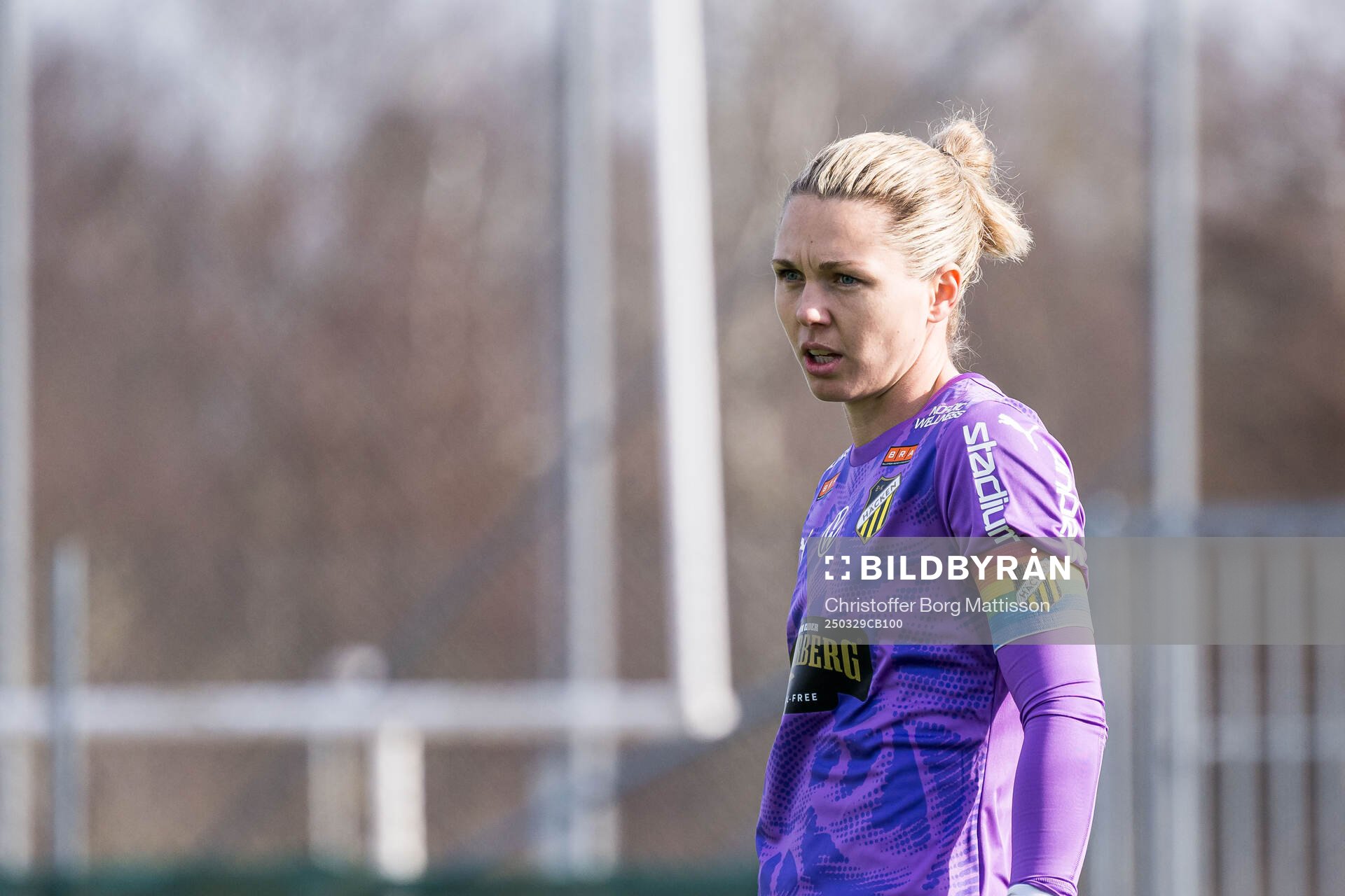 Häckens målvakt Jennifer Falk