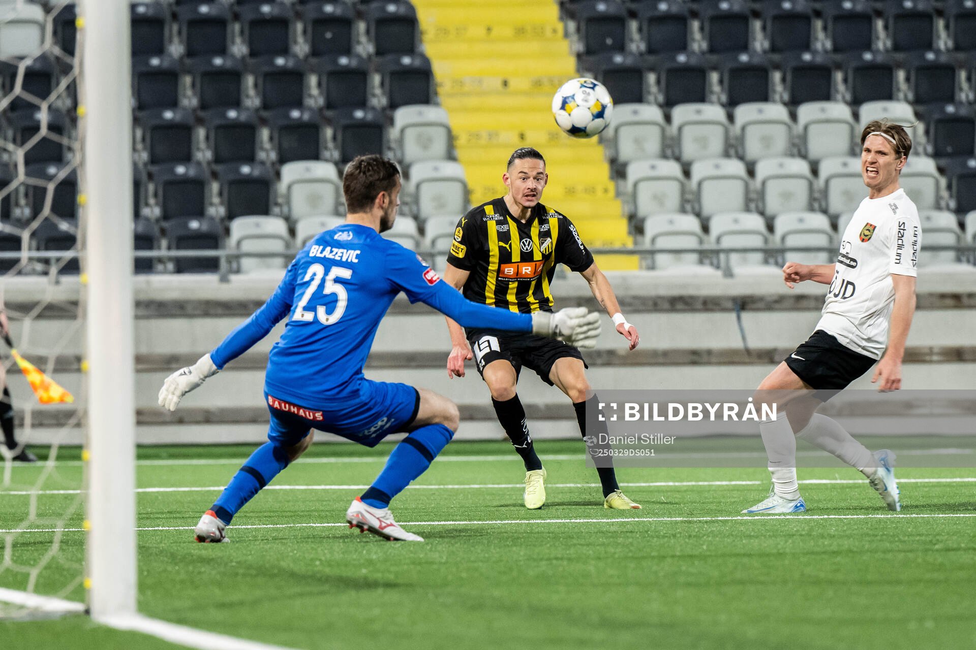 under fotbollsmatchen i Allsvenskan mellan Häcken och