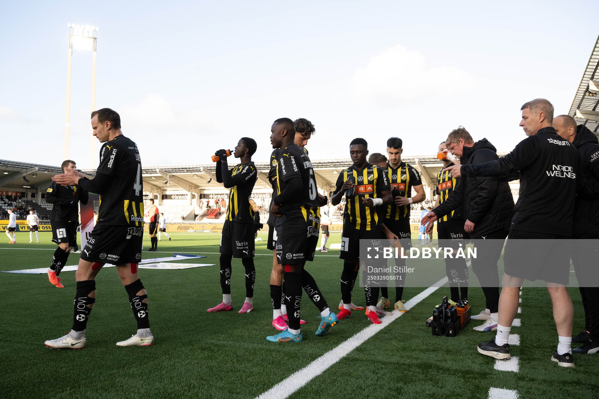 Häcken förbereder sig för match