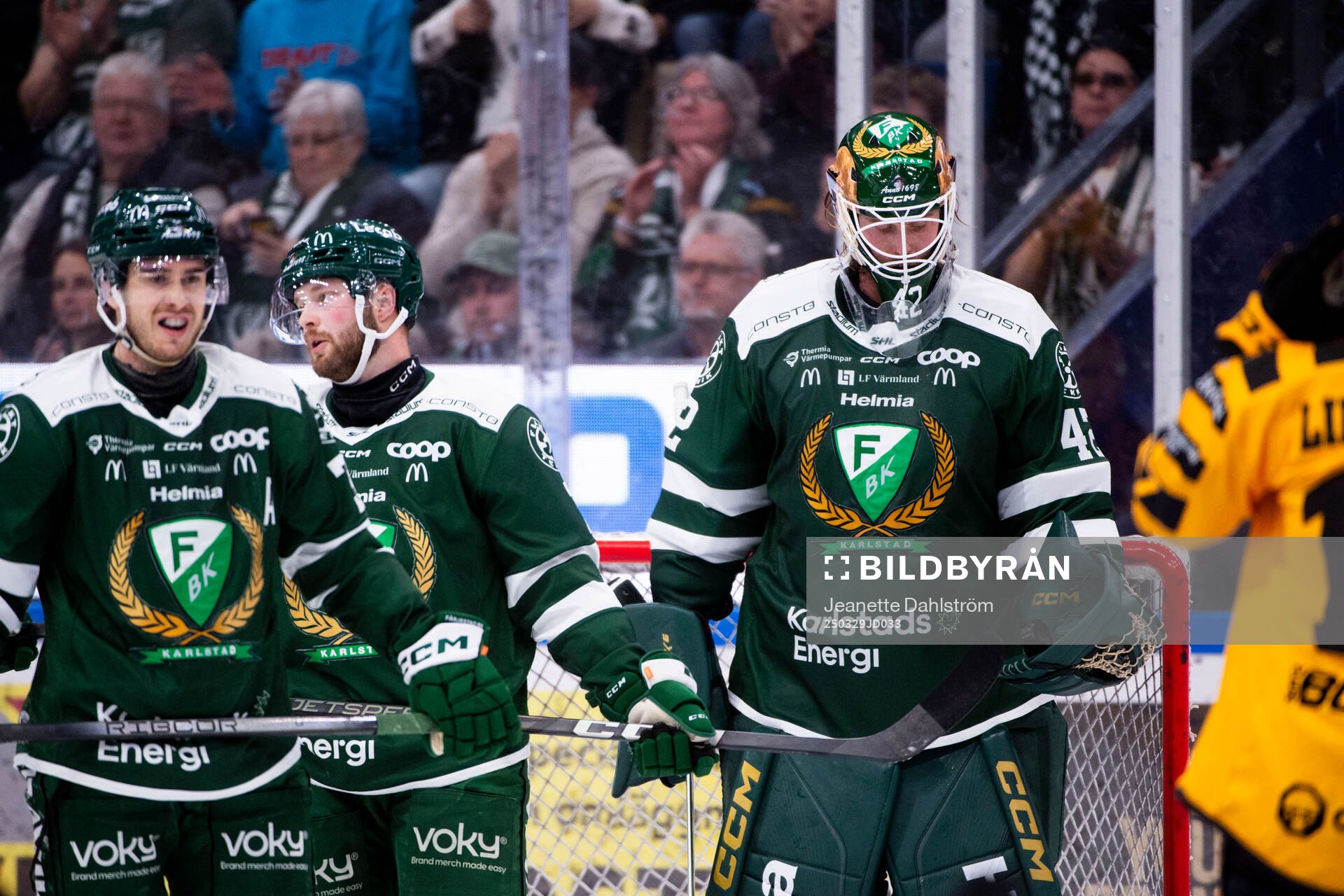 Färjestads målvakt Anders Lindbäck