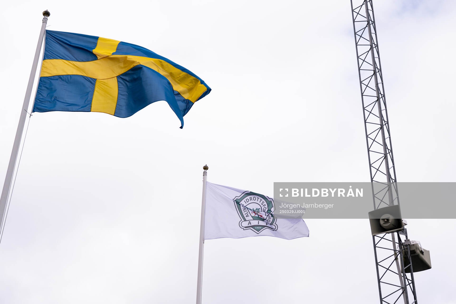 Svenska flaggan och Alingsås IF´s