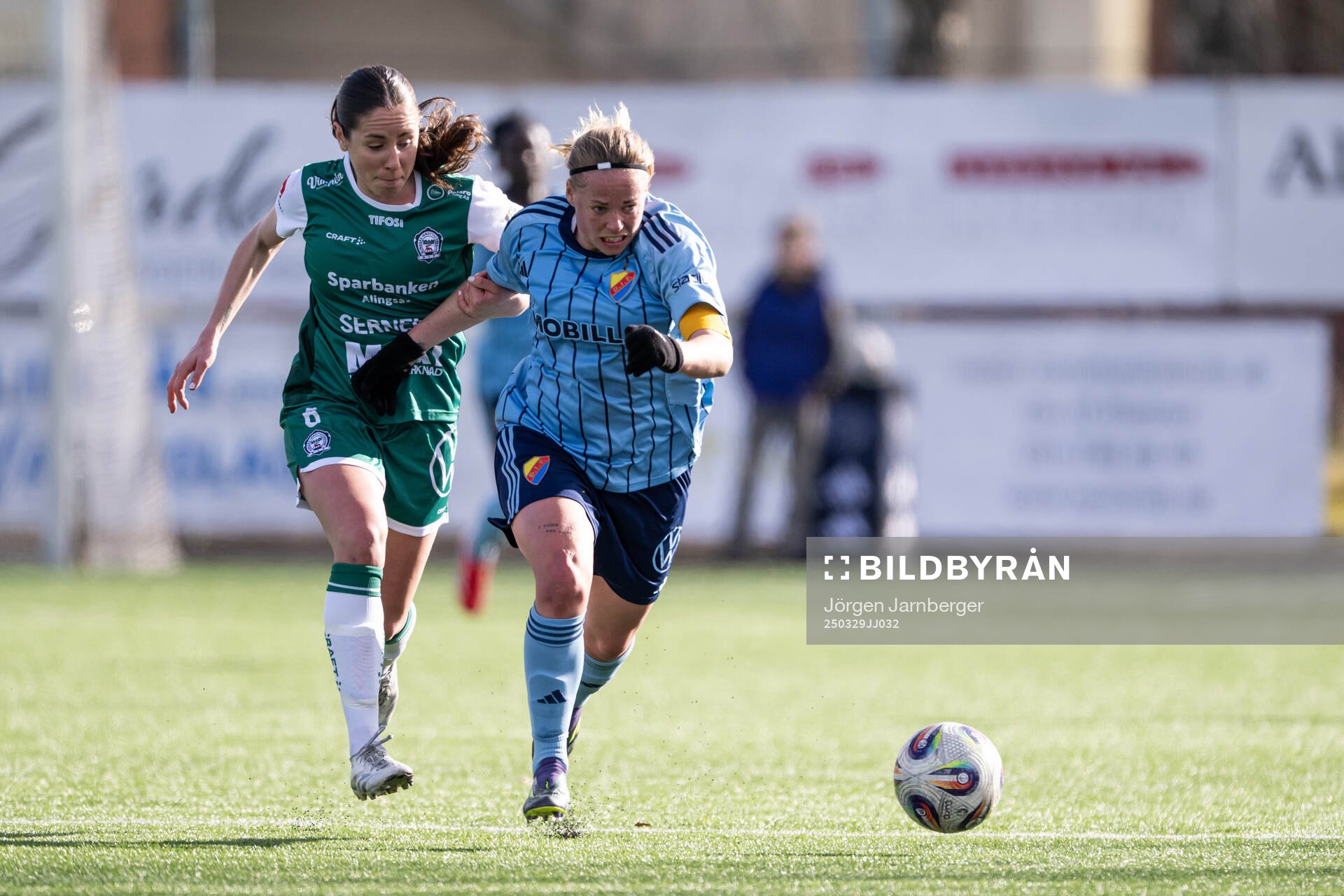 Alingsås Johanna Barth och Djurgårdens Therese Åsland