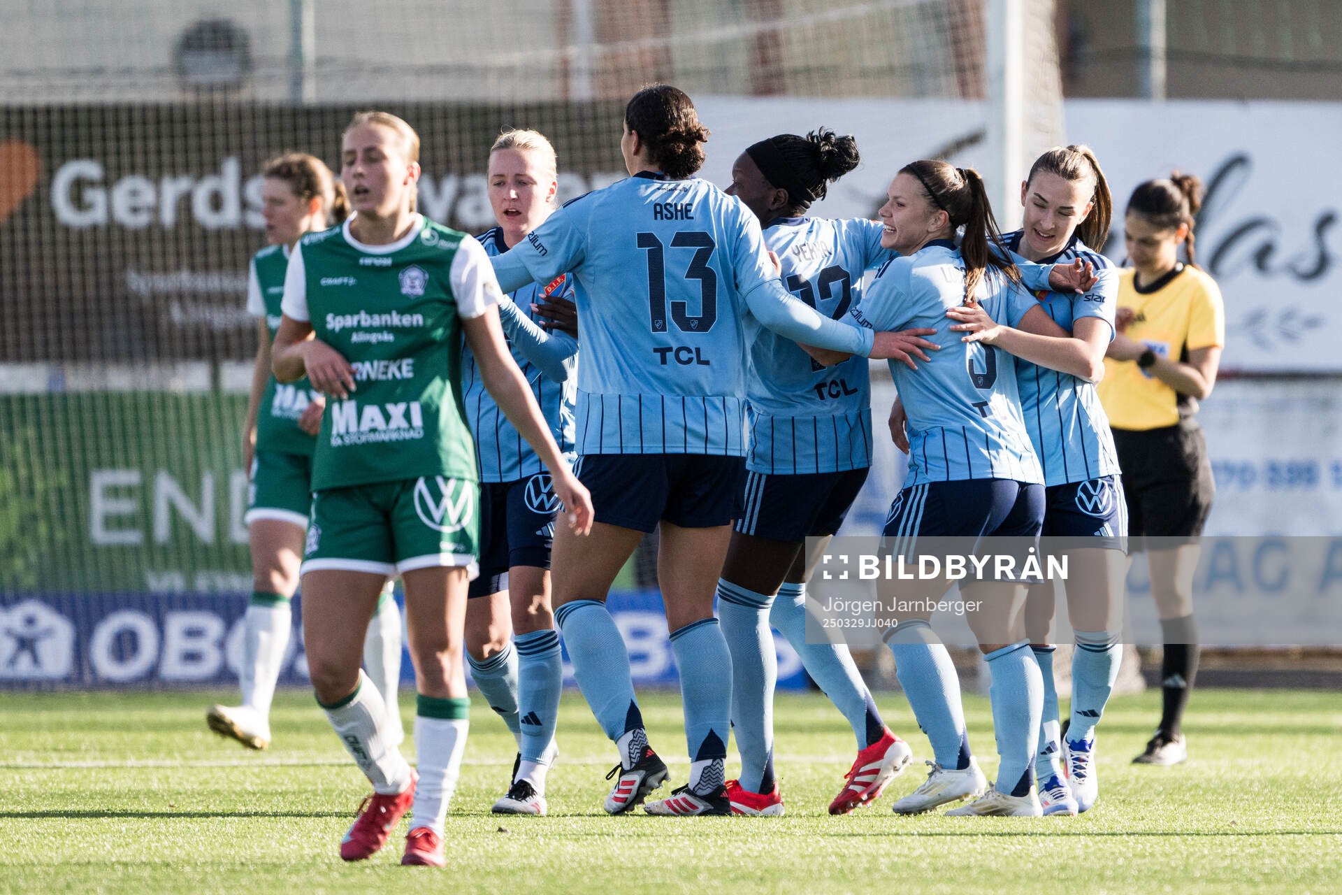 Djurgårdens Lucia Duras jublar