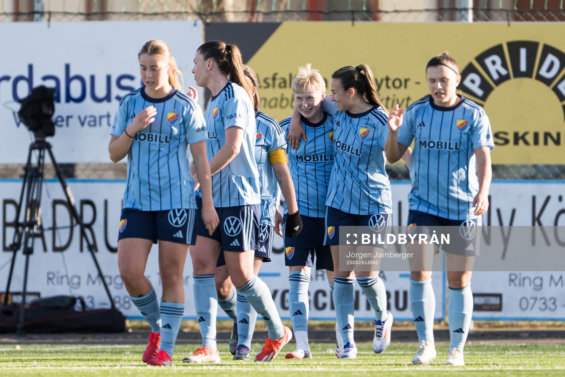 Djurgårdens Lucia Duras jublar