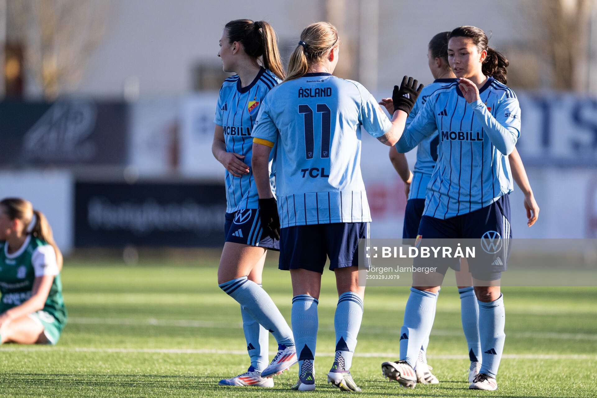 Djurgårdens spelare jublar