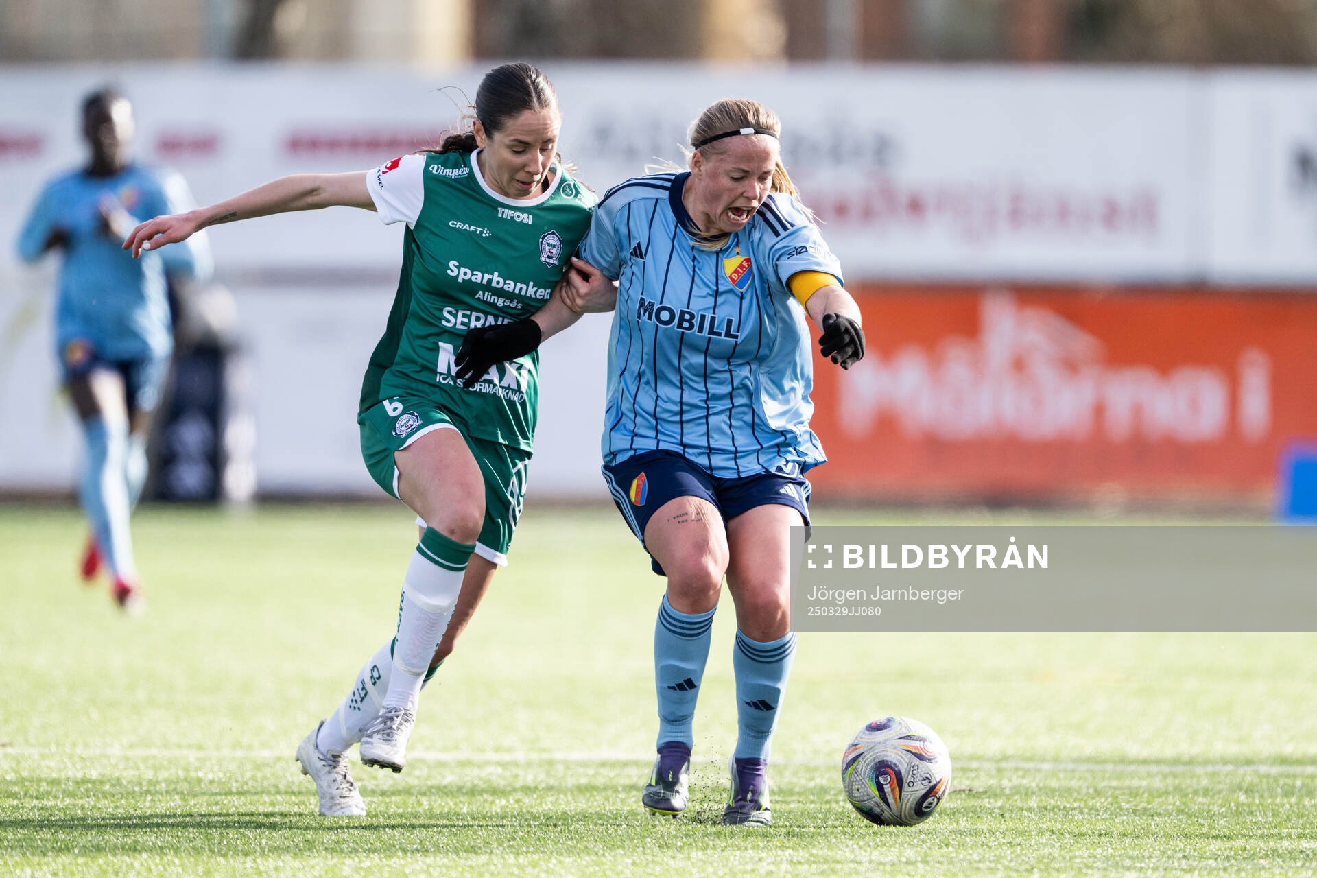 Alingsås Johanna Barth och Djurgårdens Therese Åsland