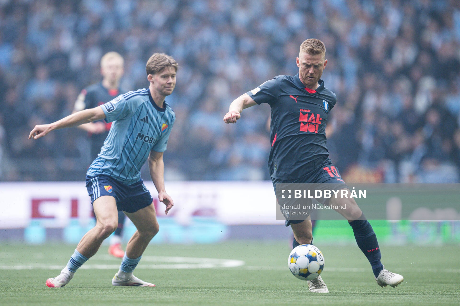 Malmö FFs Anders Christiansen och Djurgårdens Patric