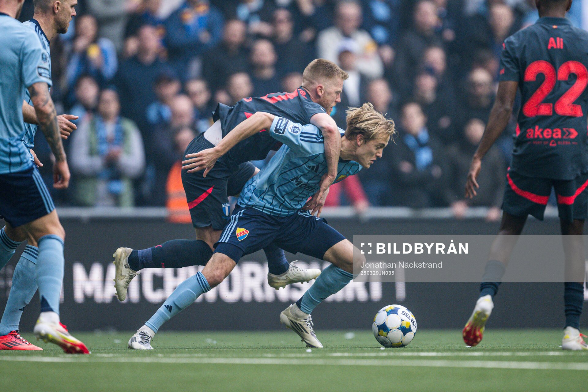 Malmö FFs Anders Christiansen och Djurgårdens Oskar