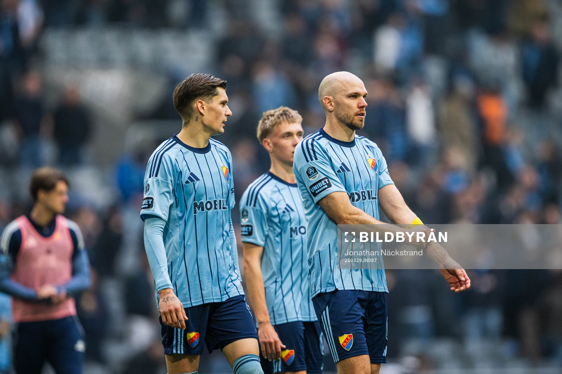 Djurgårdens Nino Zugelj och Marcus Danielson deppar