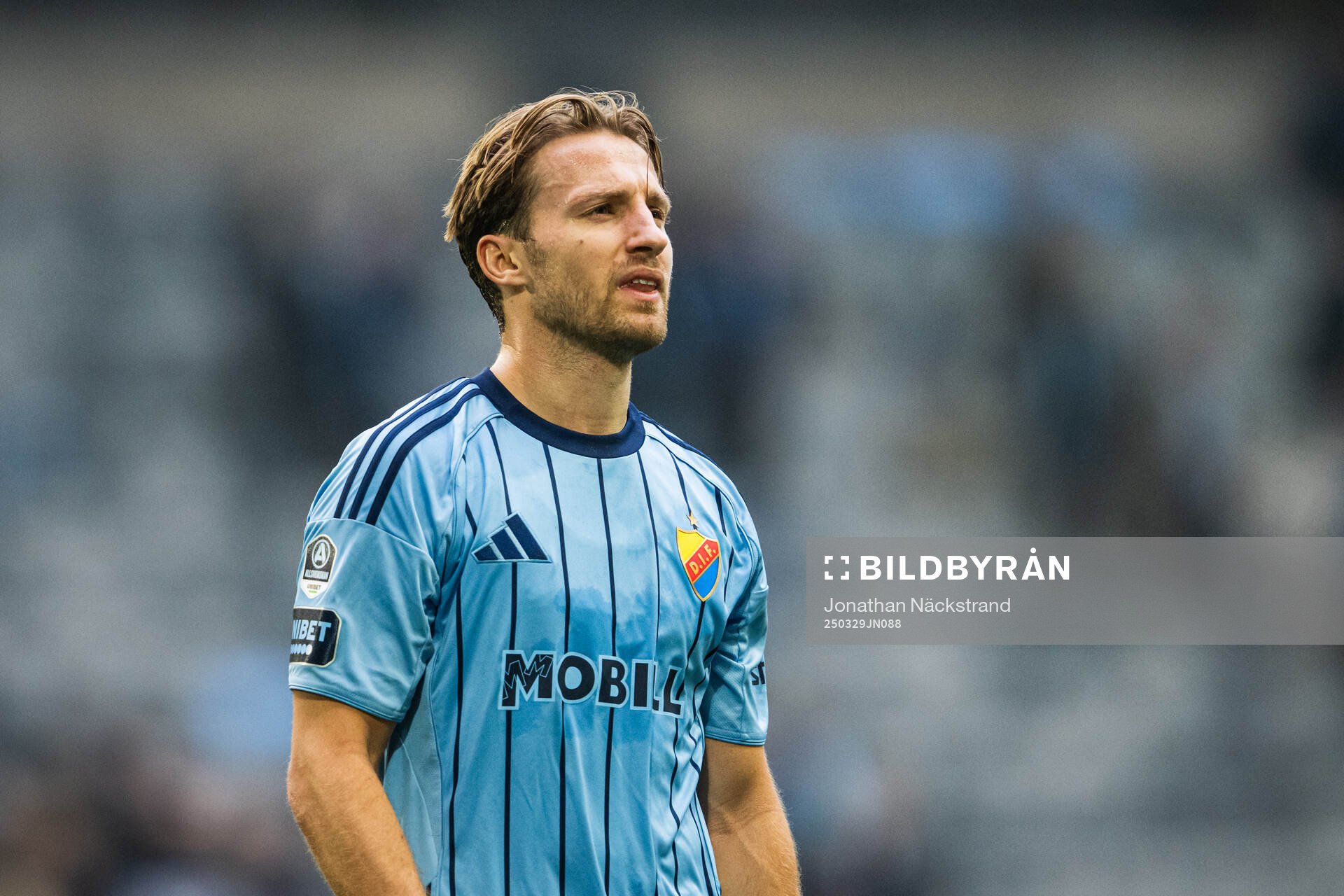 Djurgårdens Daniel Stensson deppar