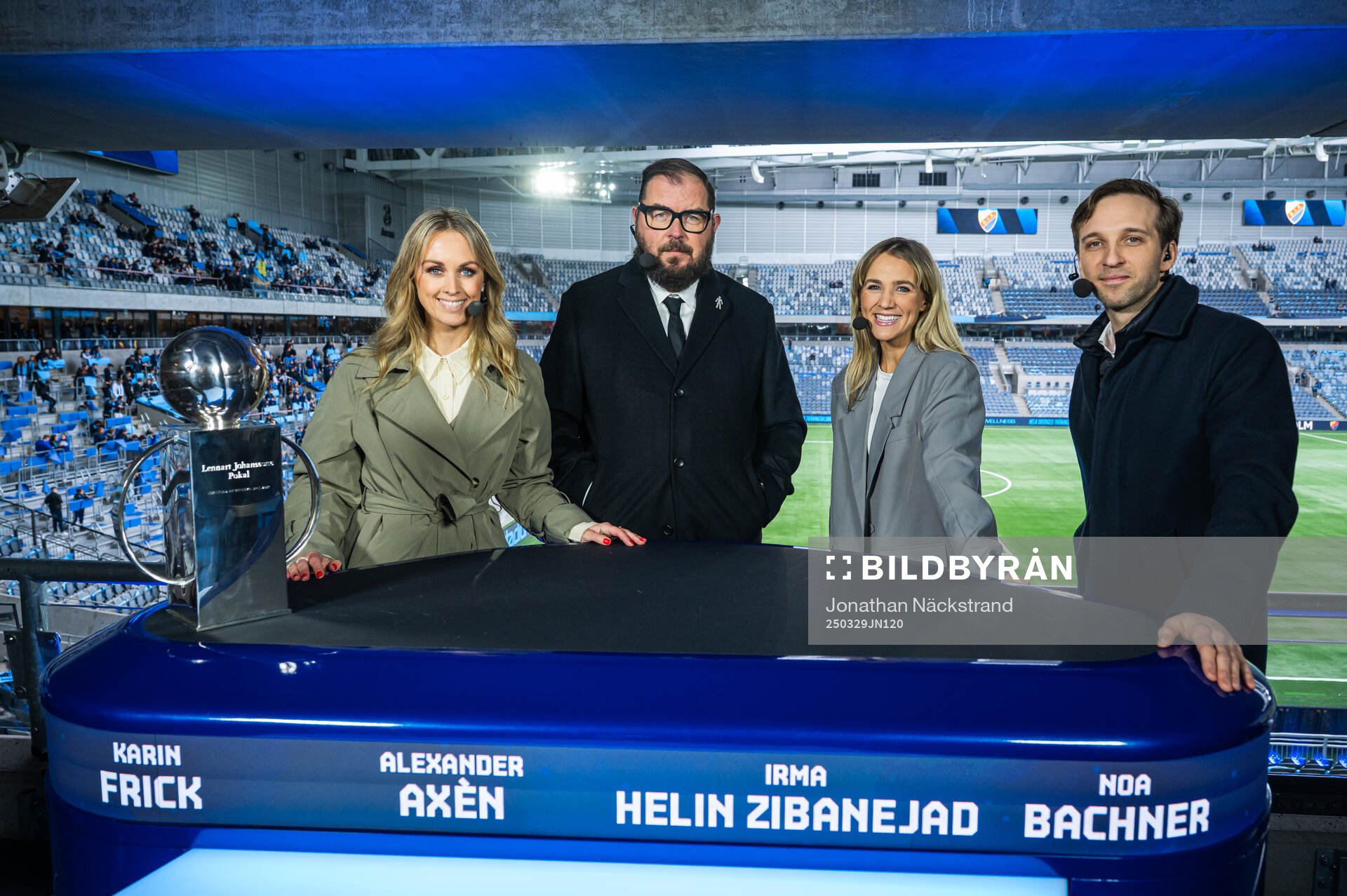 Karin Frick, Alexander Axèn, Irma Helin Zibanejad och Noa