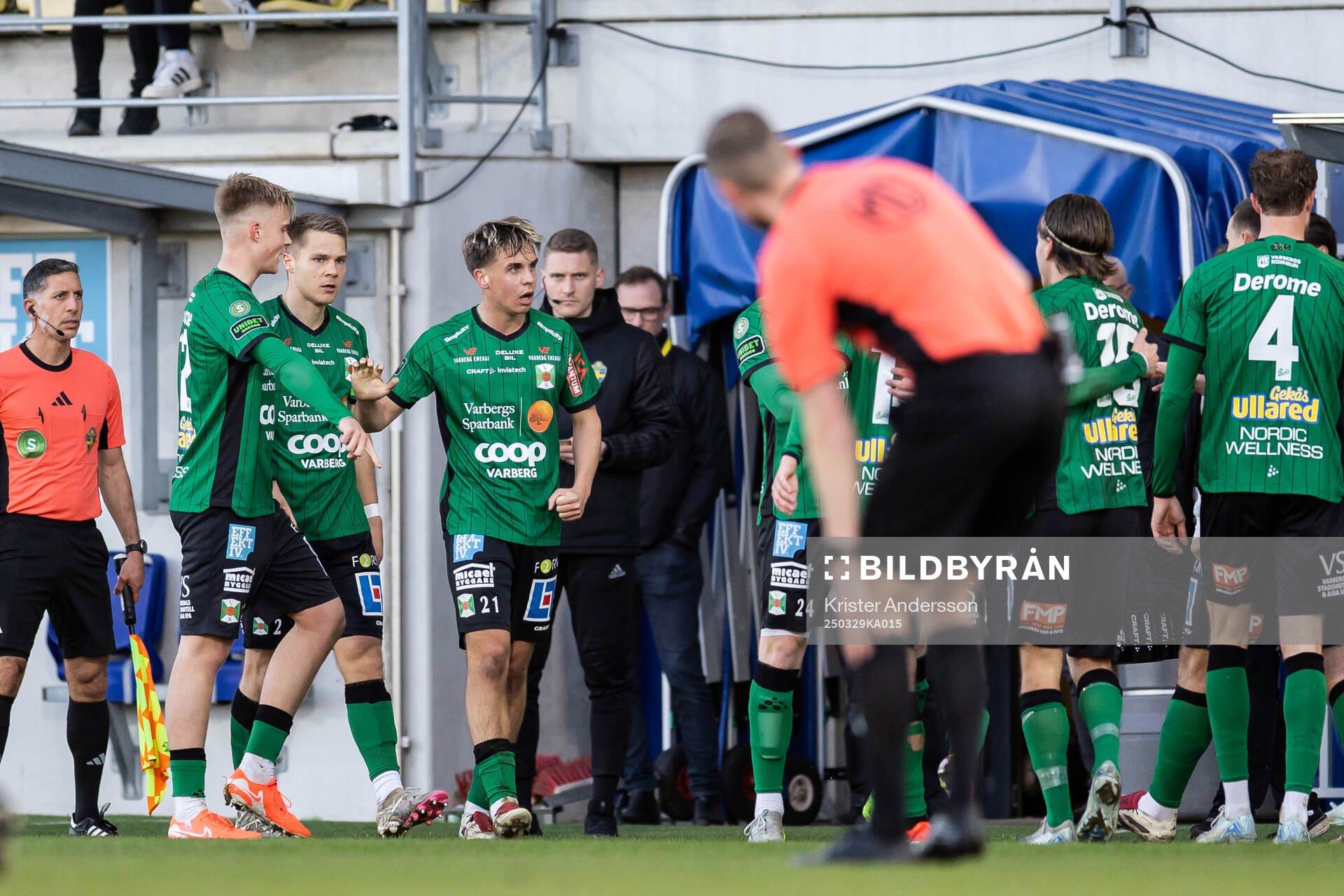 Varbergs Isak Vidjeskog jublar