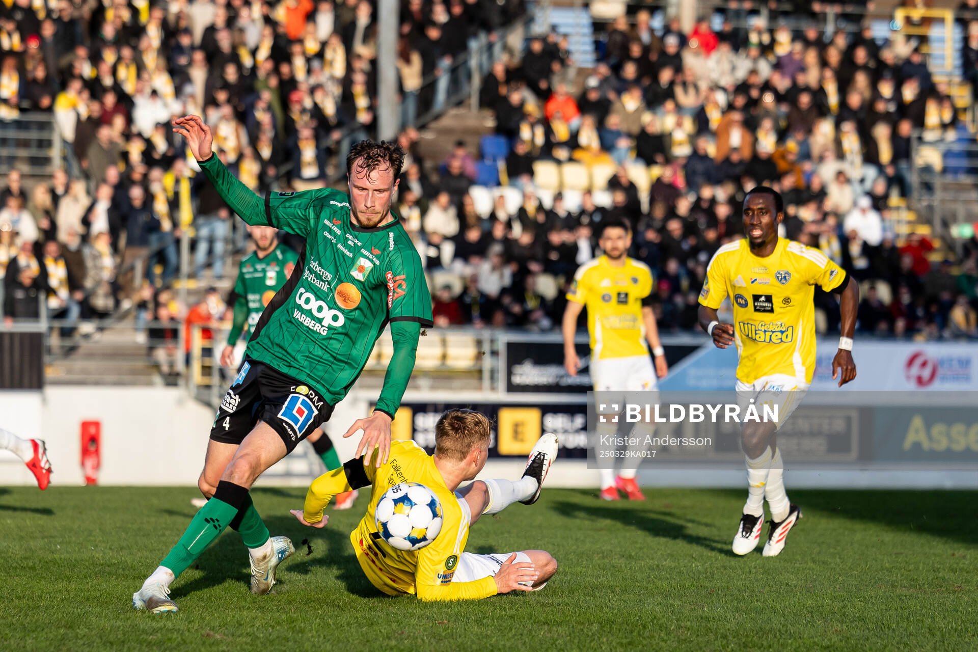 Varbergs Niklas Dahlström och Falkenbergs Gabriel Johansson