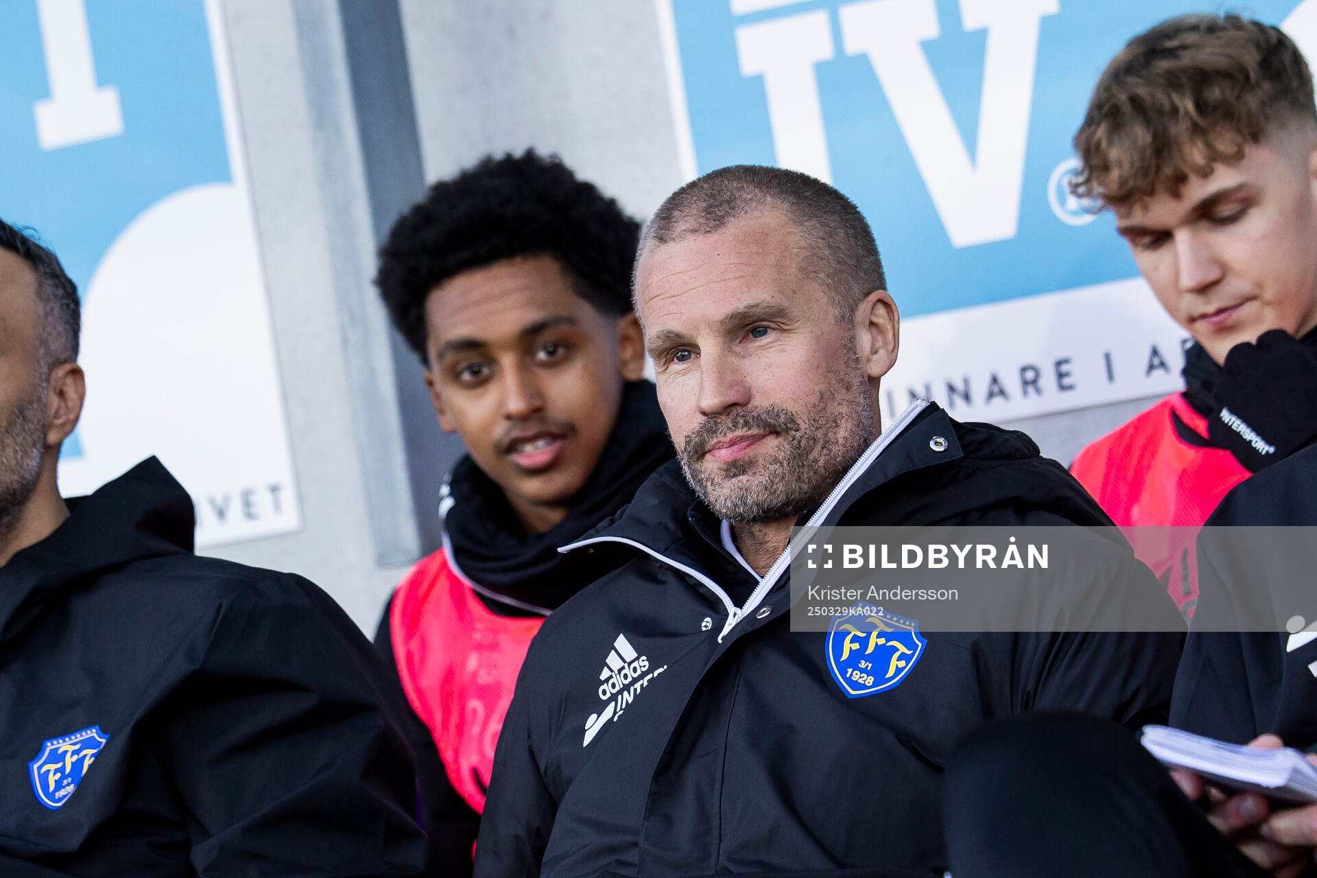 Falkenbergs tränare Christoffer Andersson