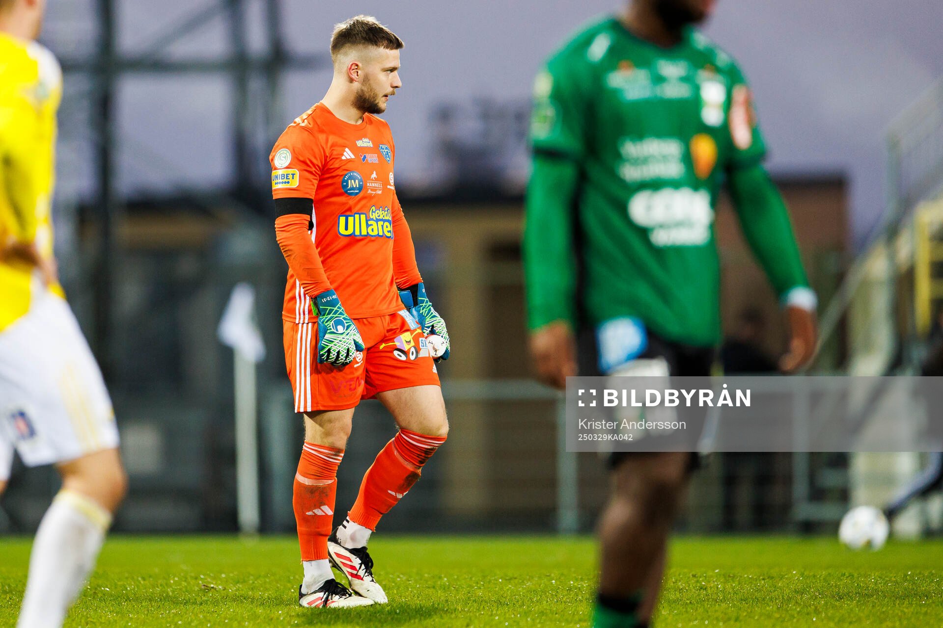 Falkenbergs målvakt Anton Andersson