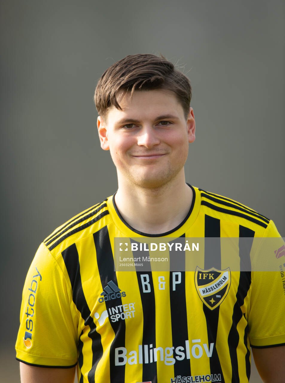 David Berg, IFK Hässleholm, lagbild och porträttbilder,