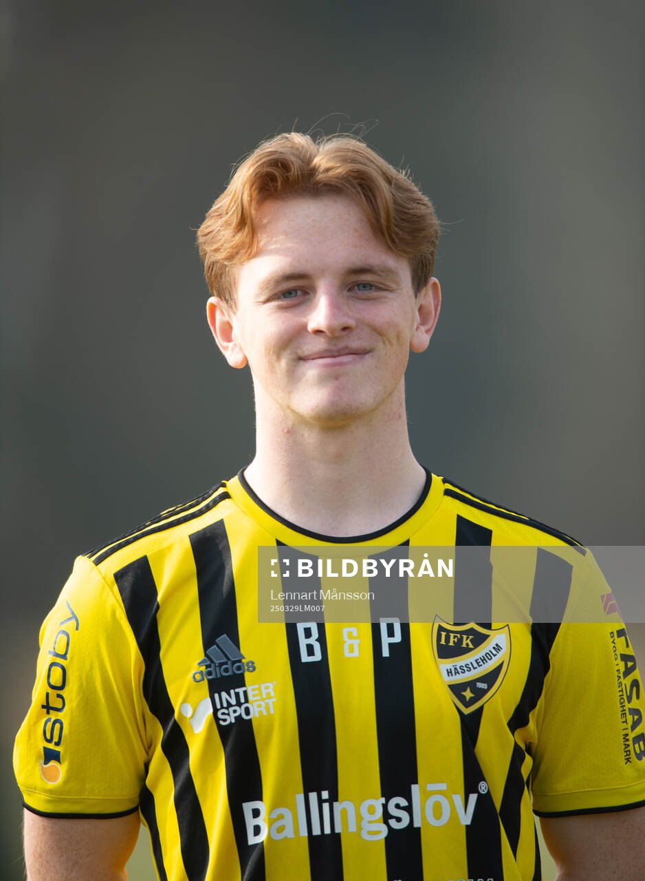 Sam Hegdal, IFK Hässleholm, lagbild och porträttbilder,