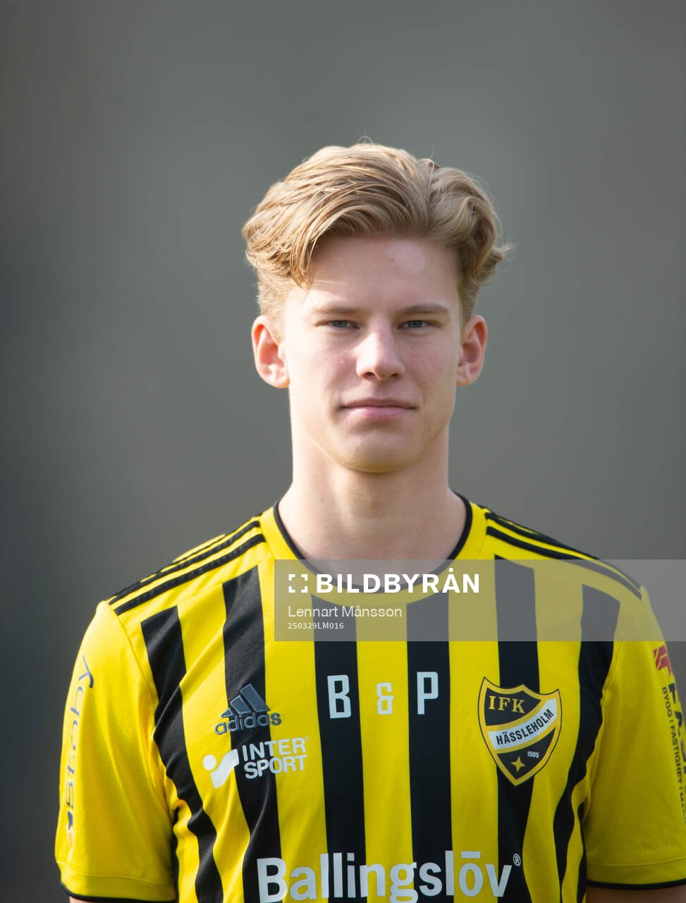 Noel Larsson,  IFK Hässleholm, lagbild och