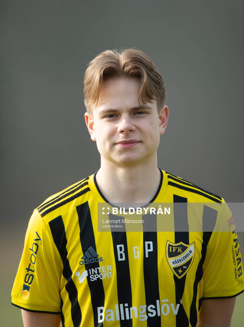 Max Persson, IFK Hässleholm, lagbild och porträttbilder,