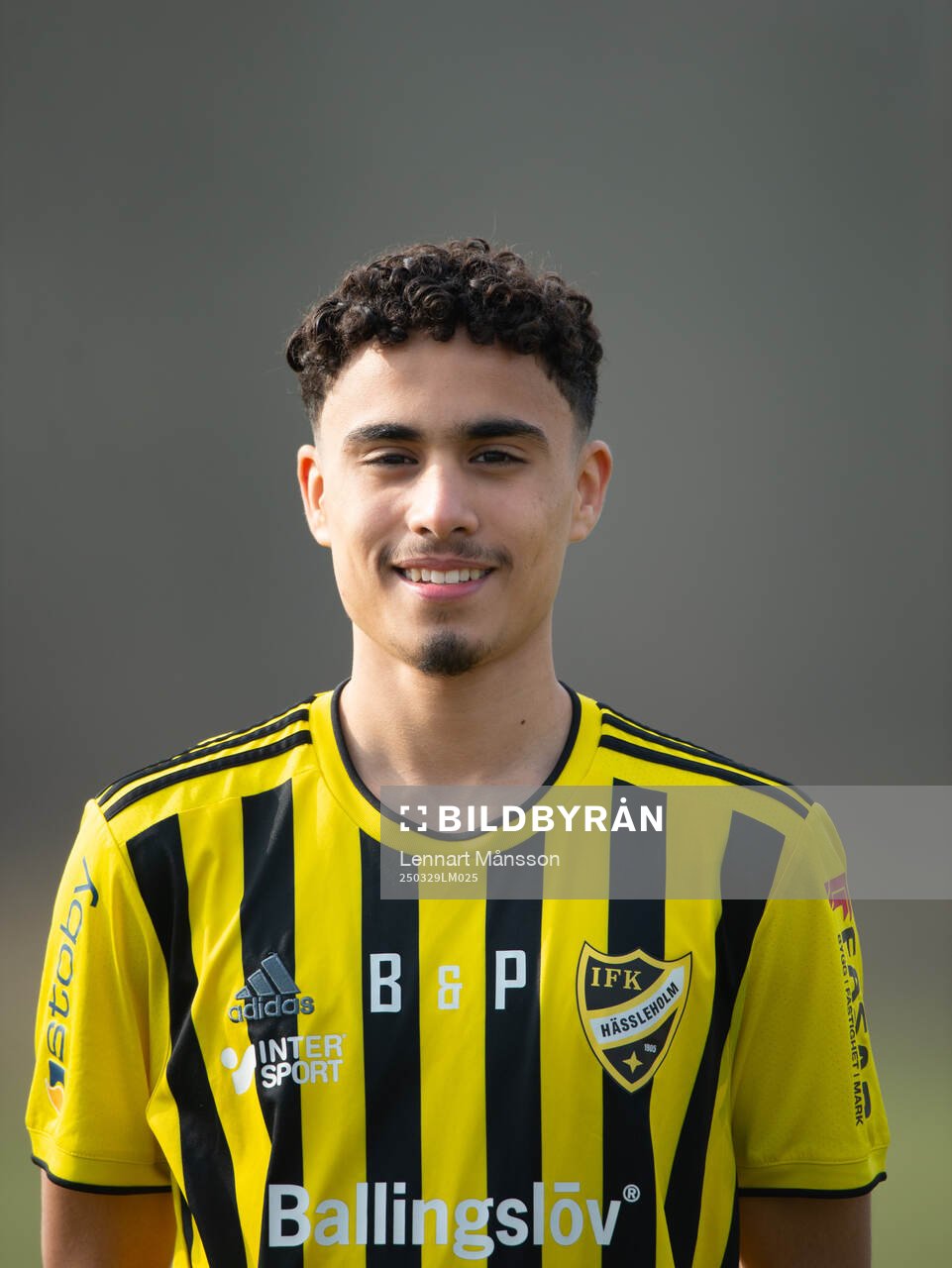 Zidane Sala, IFK Hässleholm, lagbild och porträttbilder,