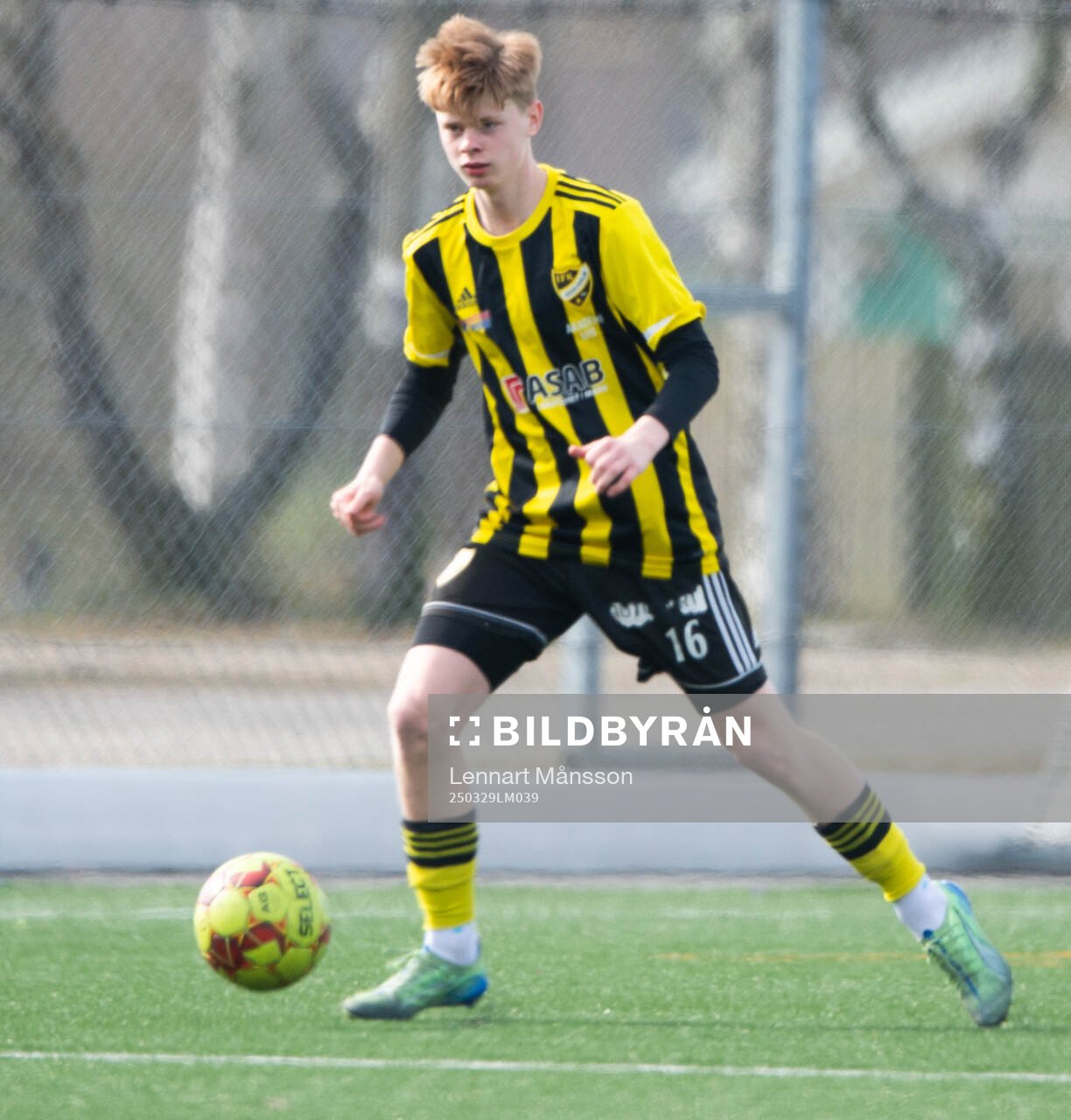 IFK Hässleholms Liam Efverman i matchen mellan IFK