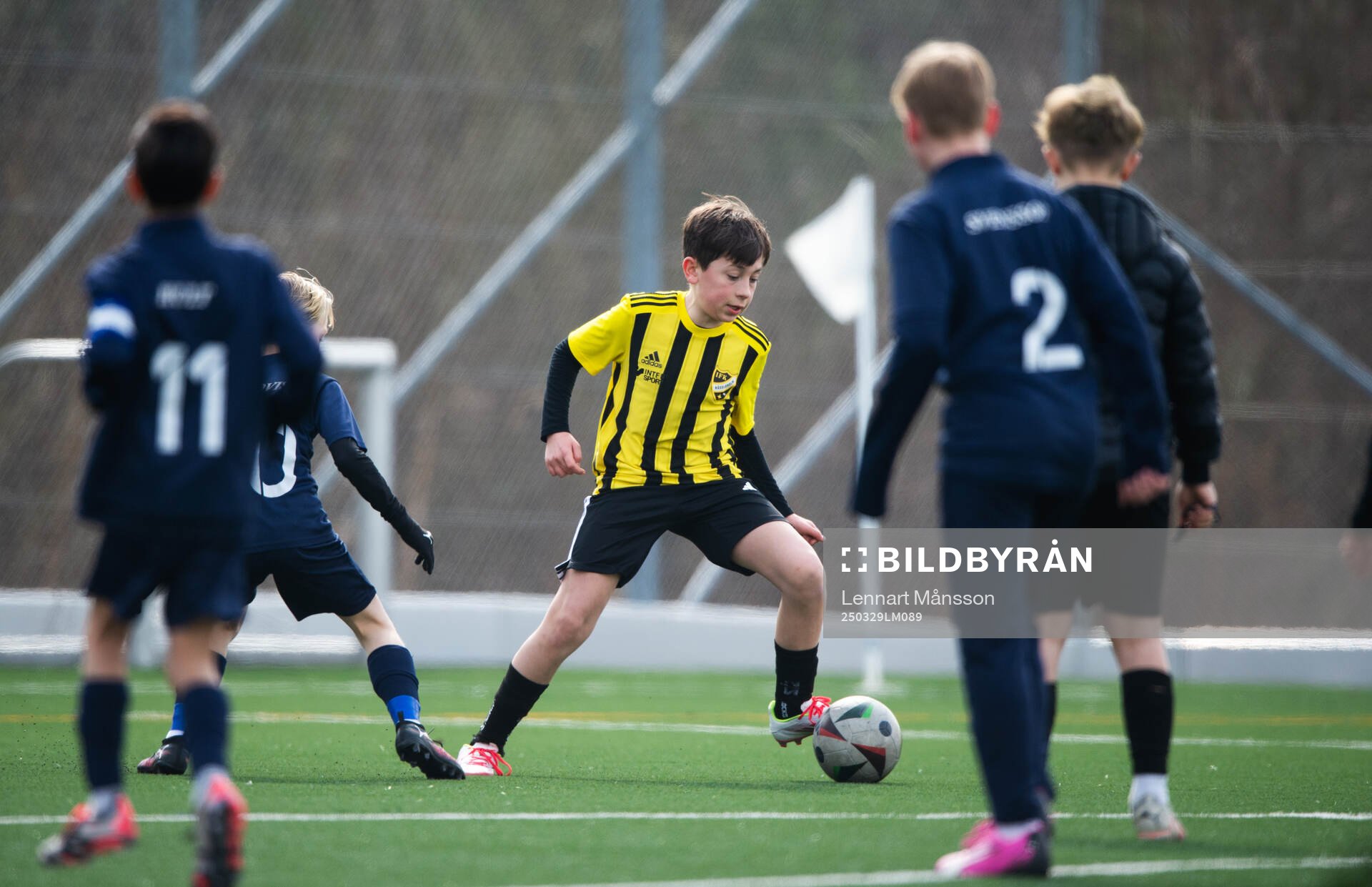 i matchen mellan pojkar födda 2014, U11, mellan IFK
