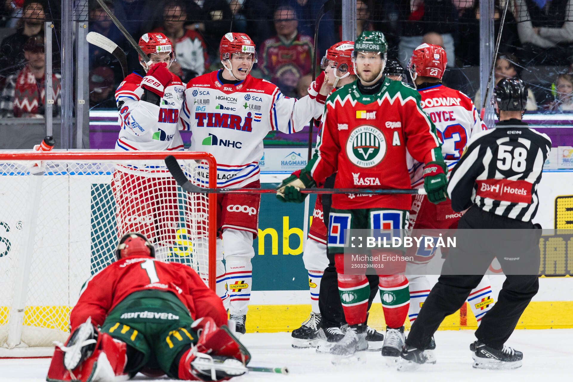 Timrås Erik Walli Walterholm jublar