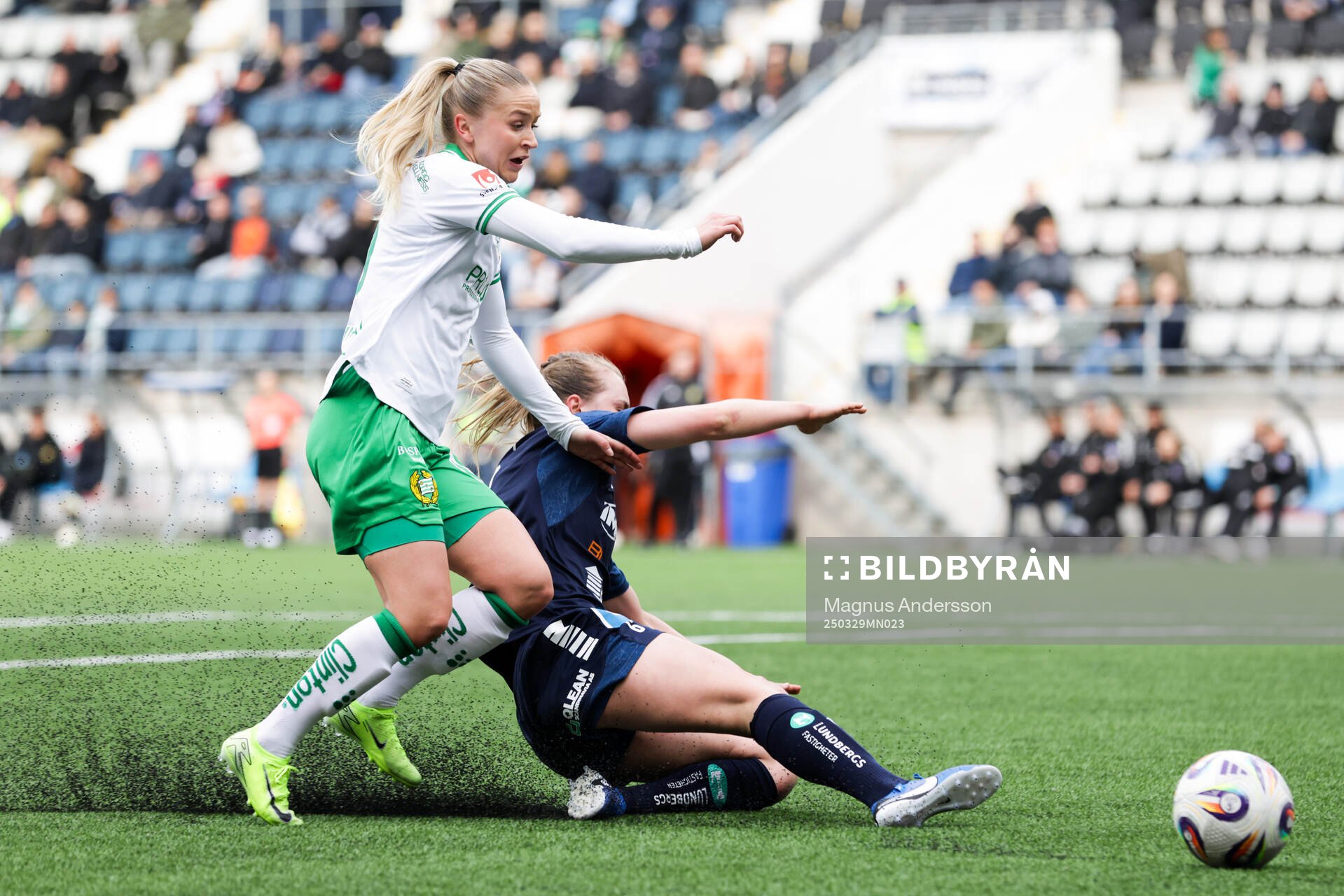 Hammarbys Anna Jøsendal och Linköpings Noor Eckhoff