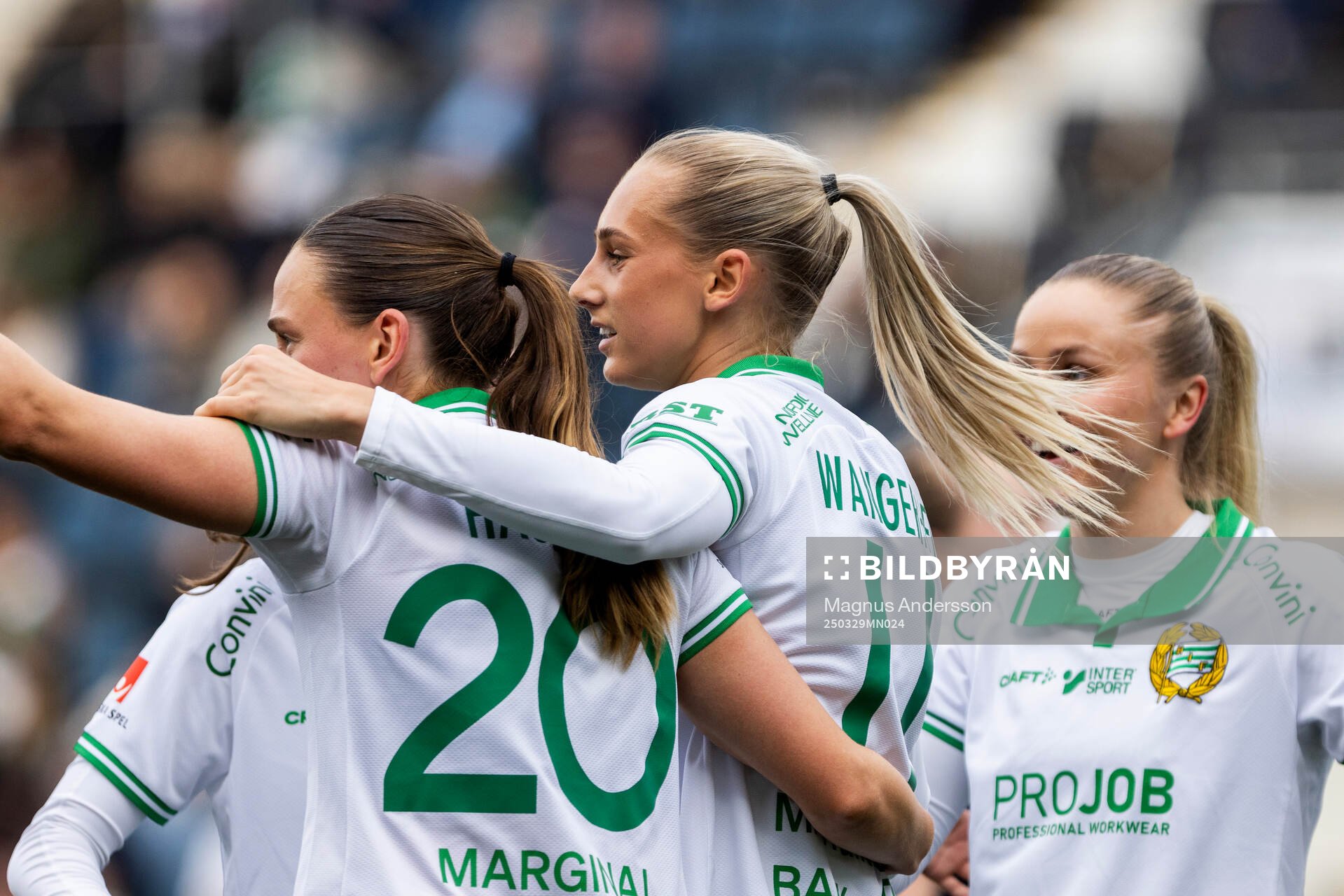 Hammarbys Ellen Wangerheim jublar