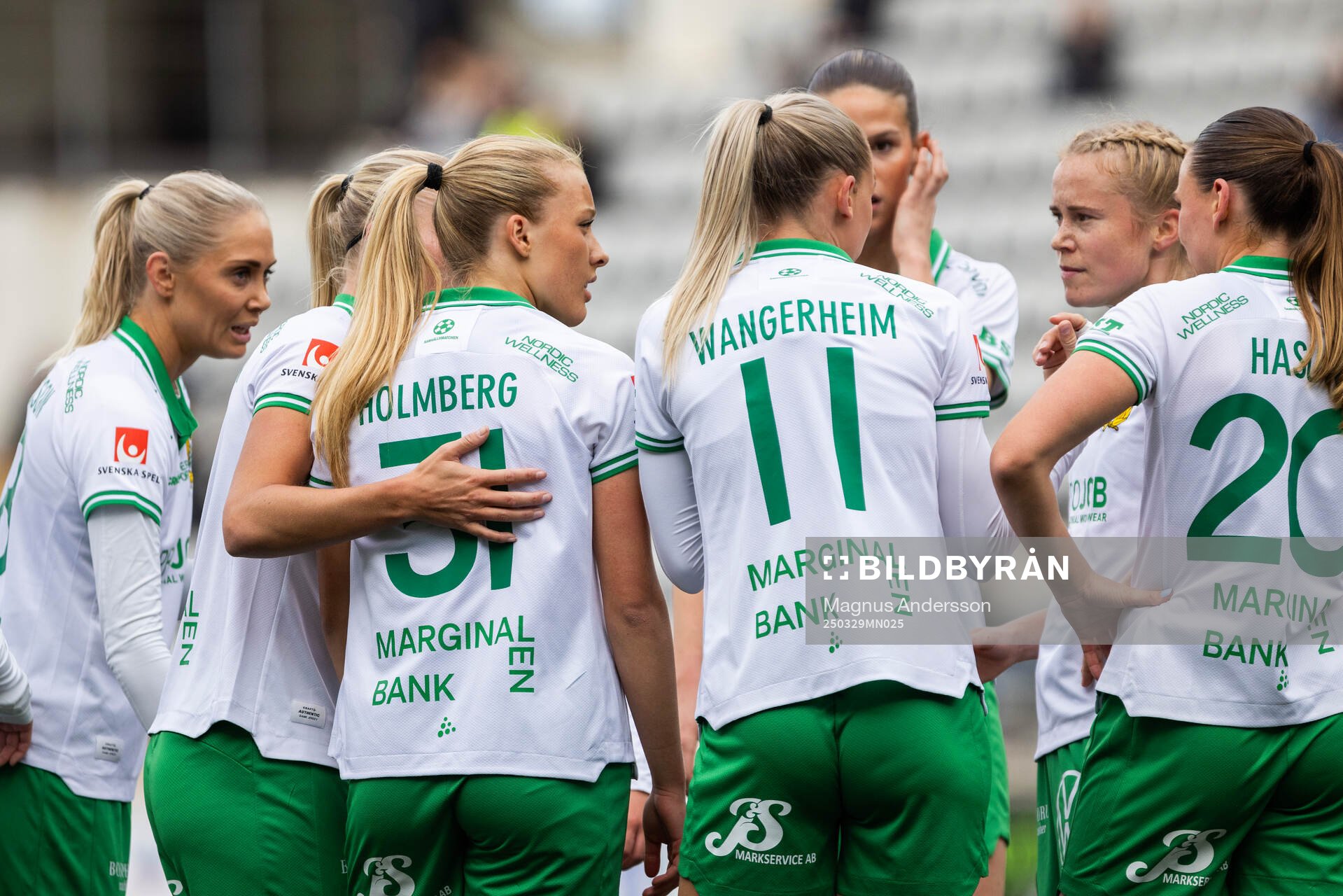 Hammarbys spelare jublar