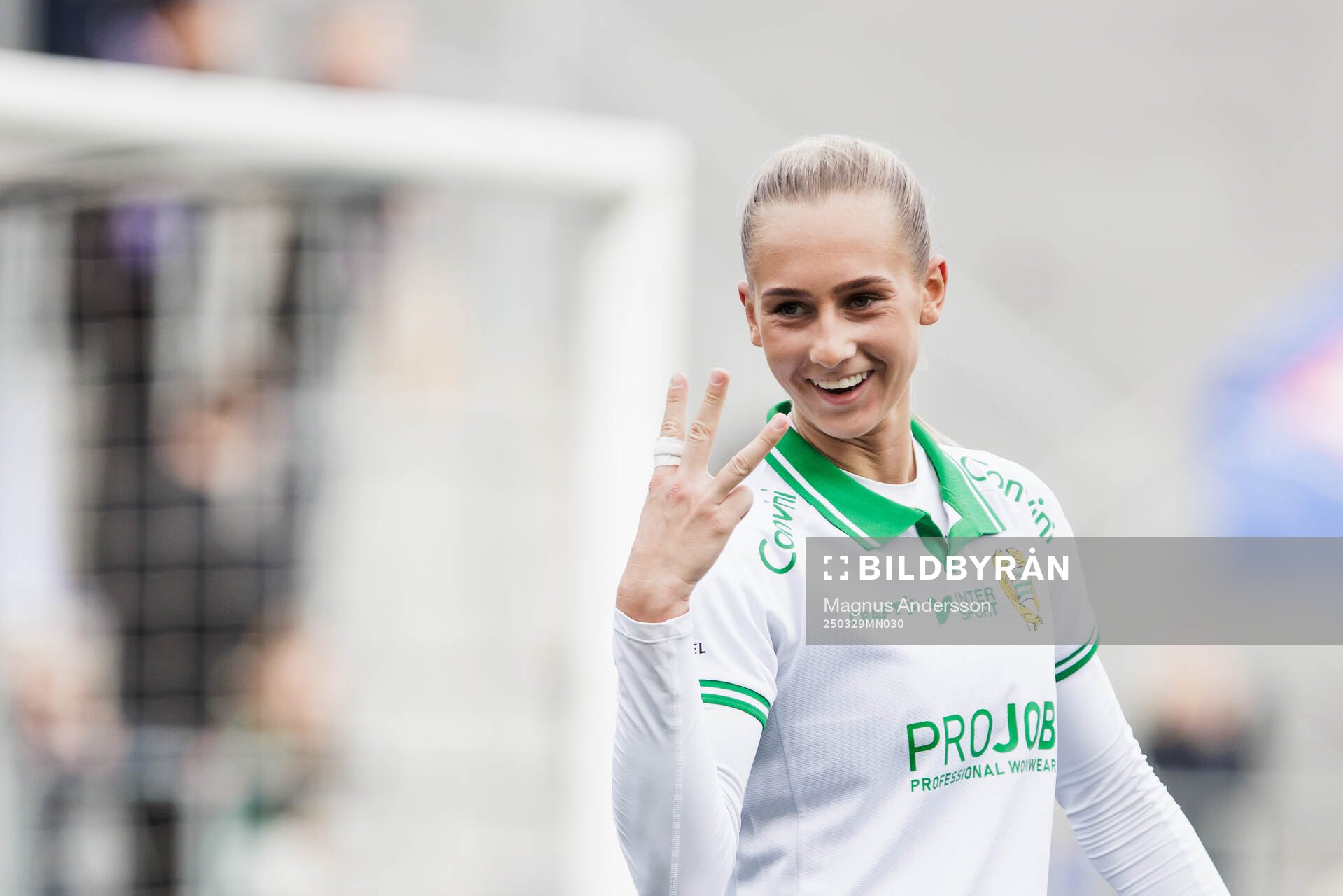 Hammarbys Ellen Wangerheim jublar