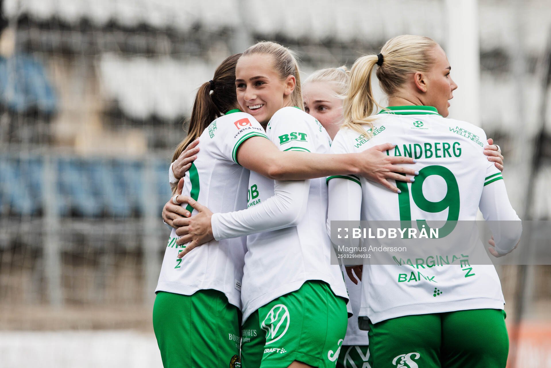 Hammarbys Ellen Wangerheim jublar
