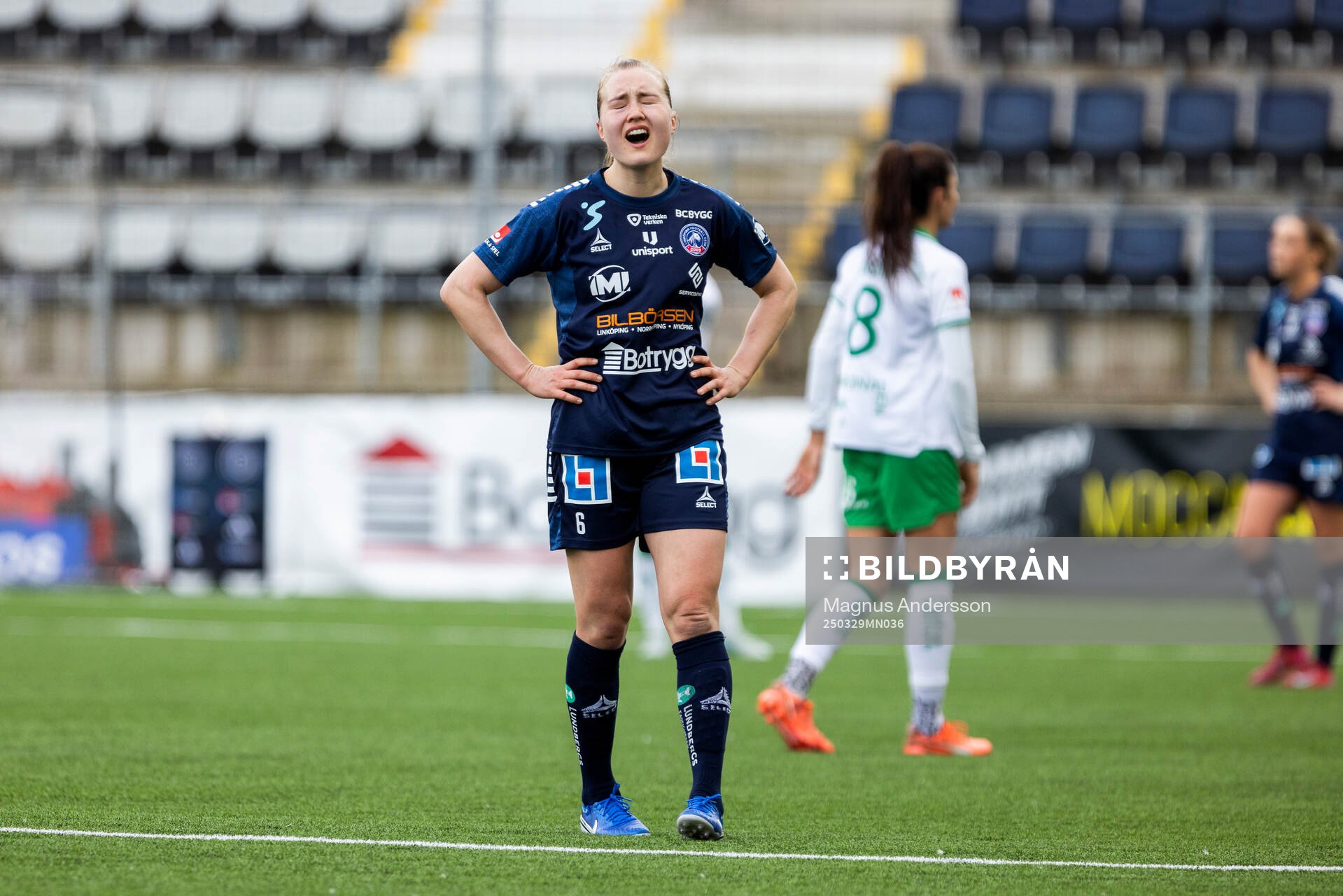 Linköpings Noor Eckhoff deppar