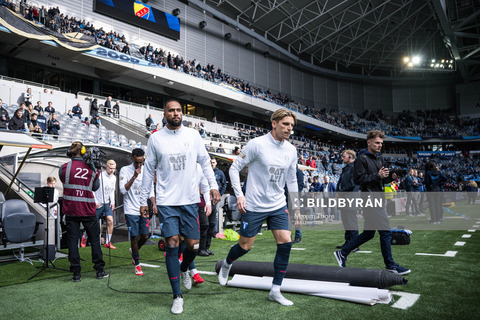 Malmö FFs Isaac Kiese Thelin och Jens Stryger Larsen