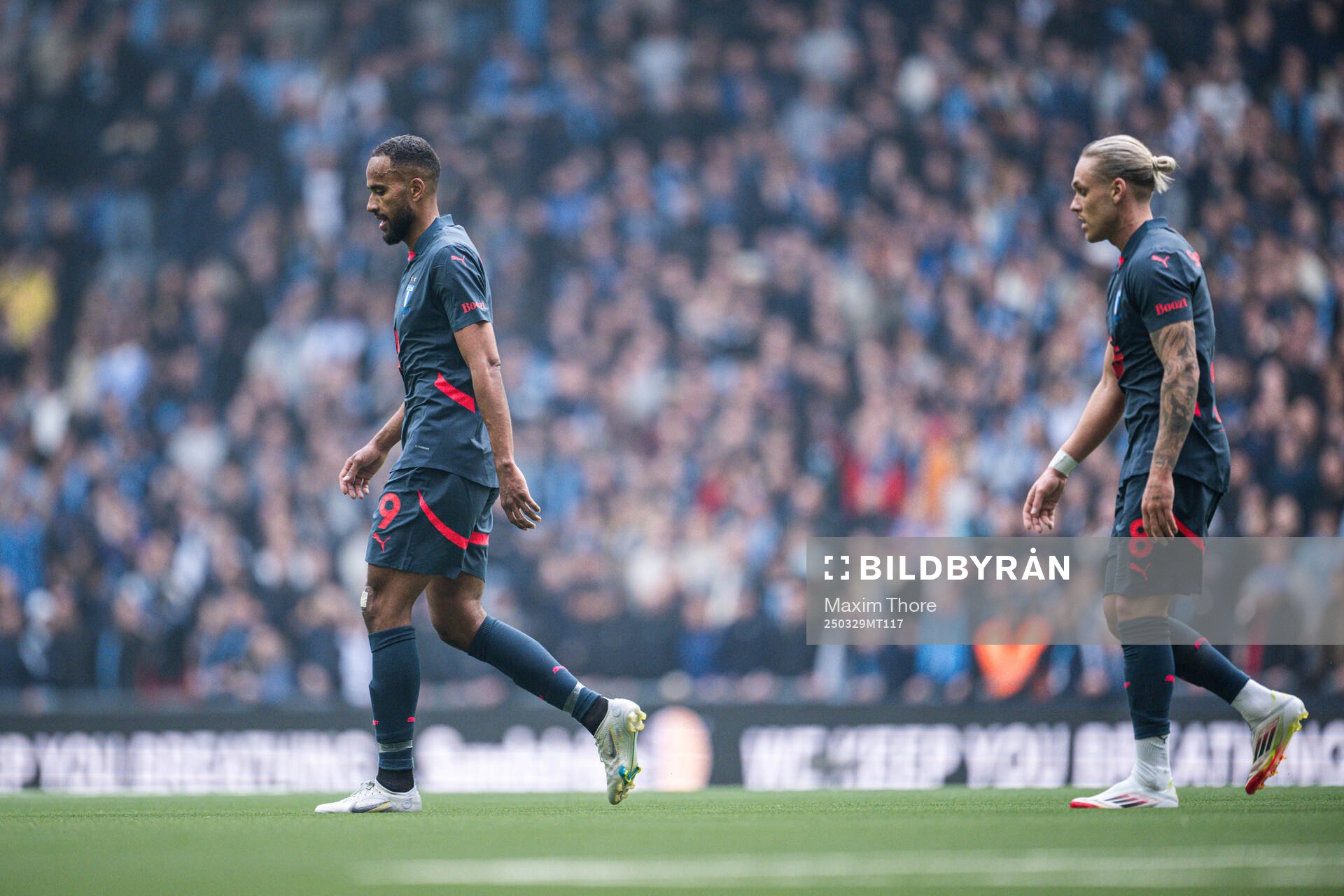 Malmö FFs Isaac Thelin och Arnor Sigurdsson