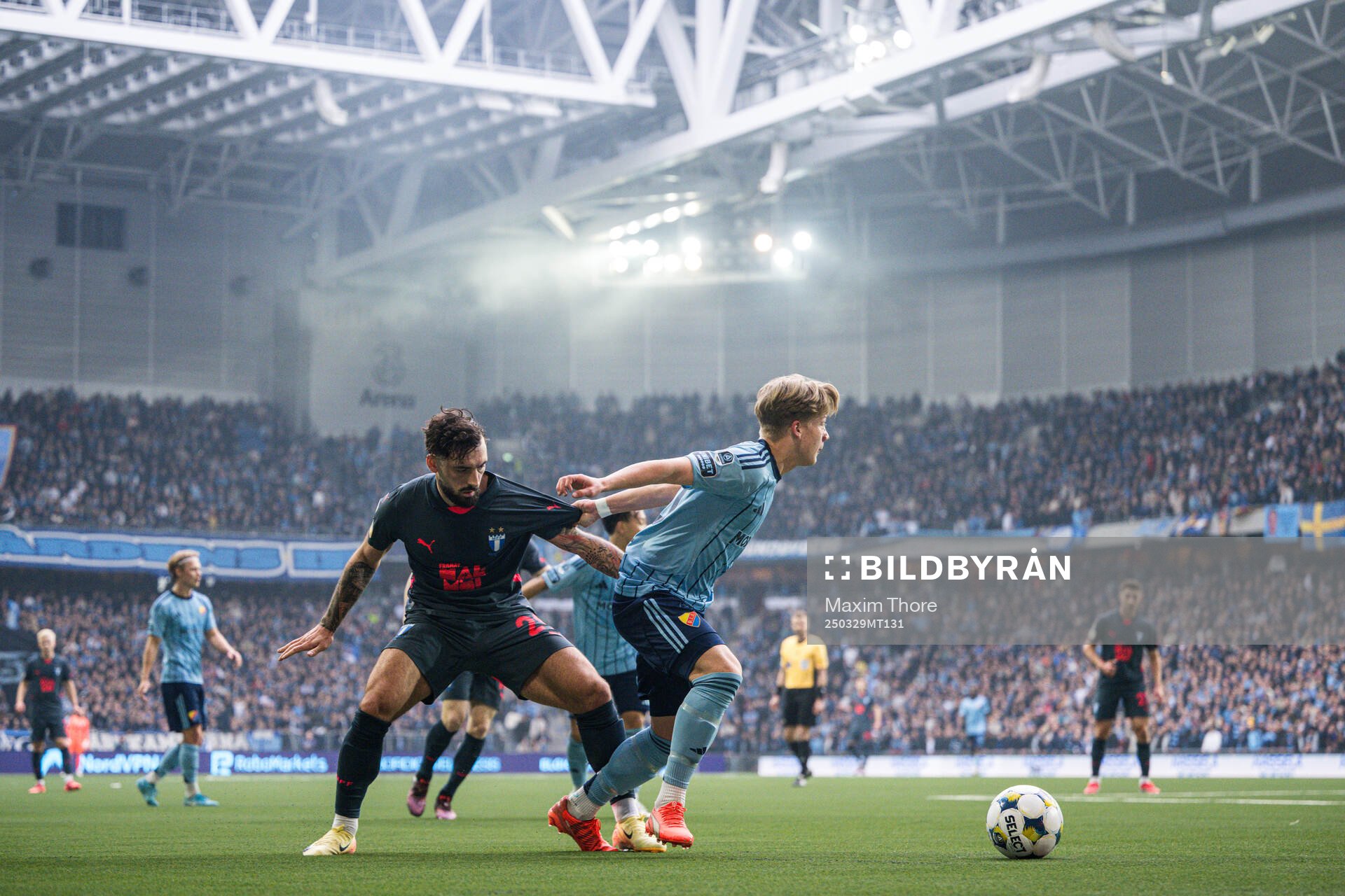 Malmö FFs Sead Haksabanovic och Djurgårdens Matias
