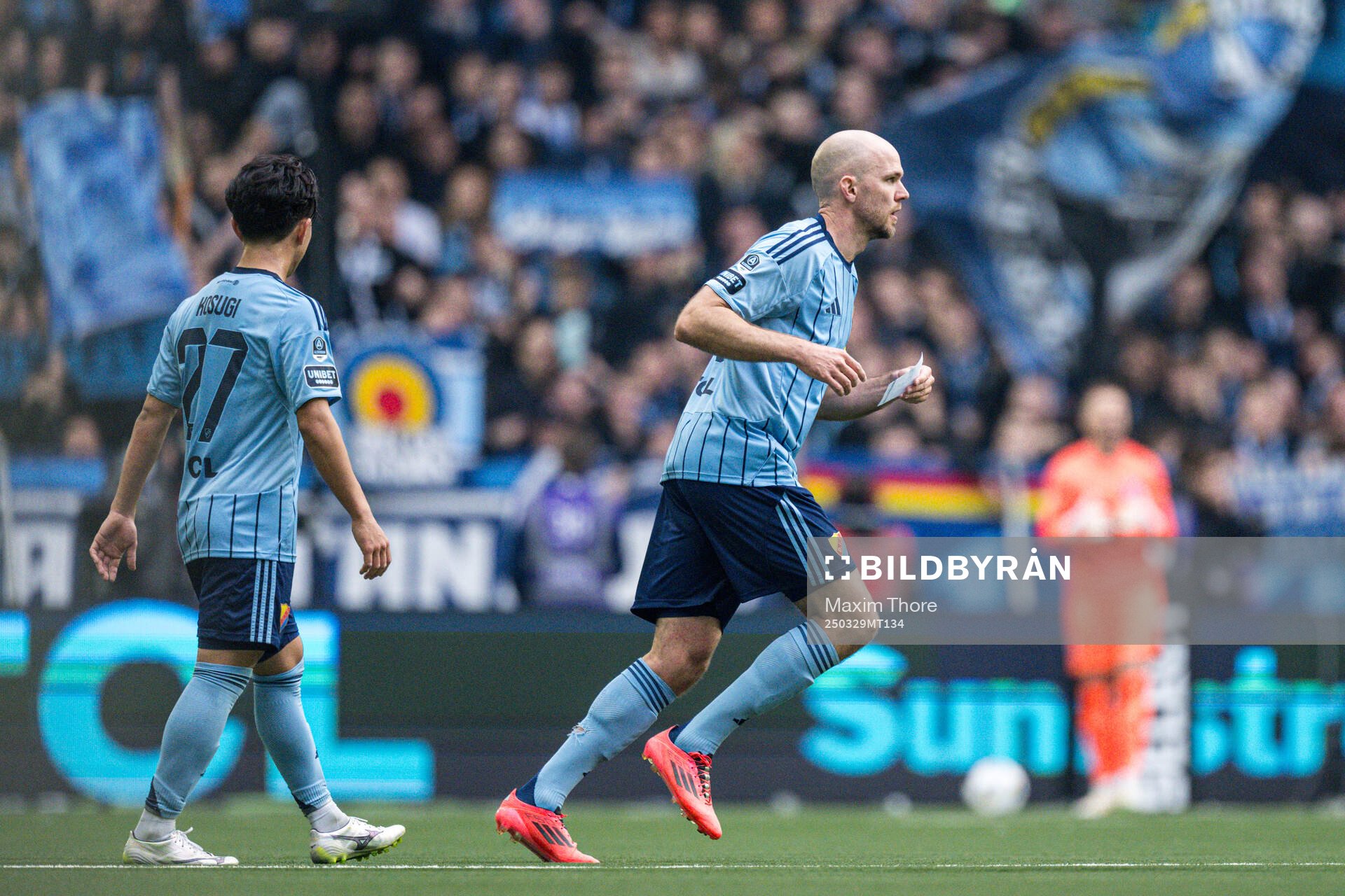 Djurgårdens Keita Kosugi och Marcus Danielson
