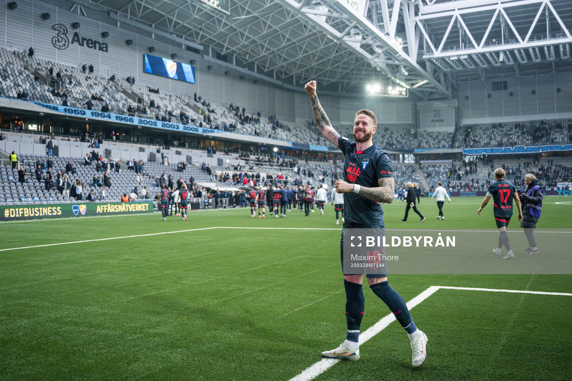 Malmö FFs Pontus Jansson jublar